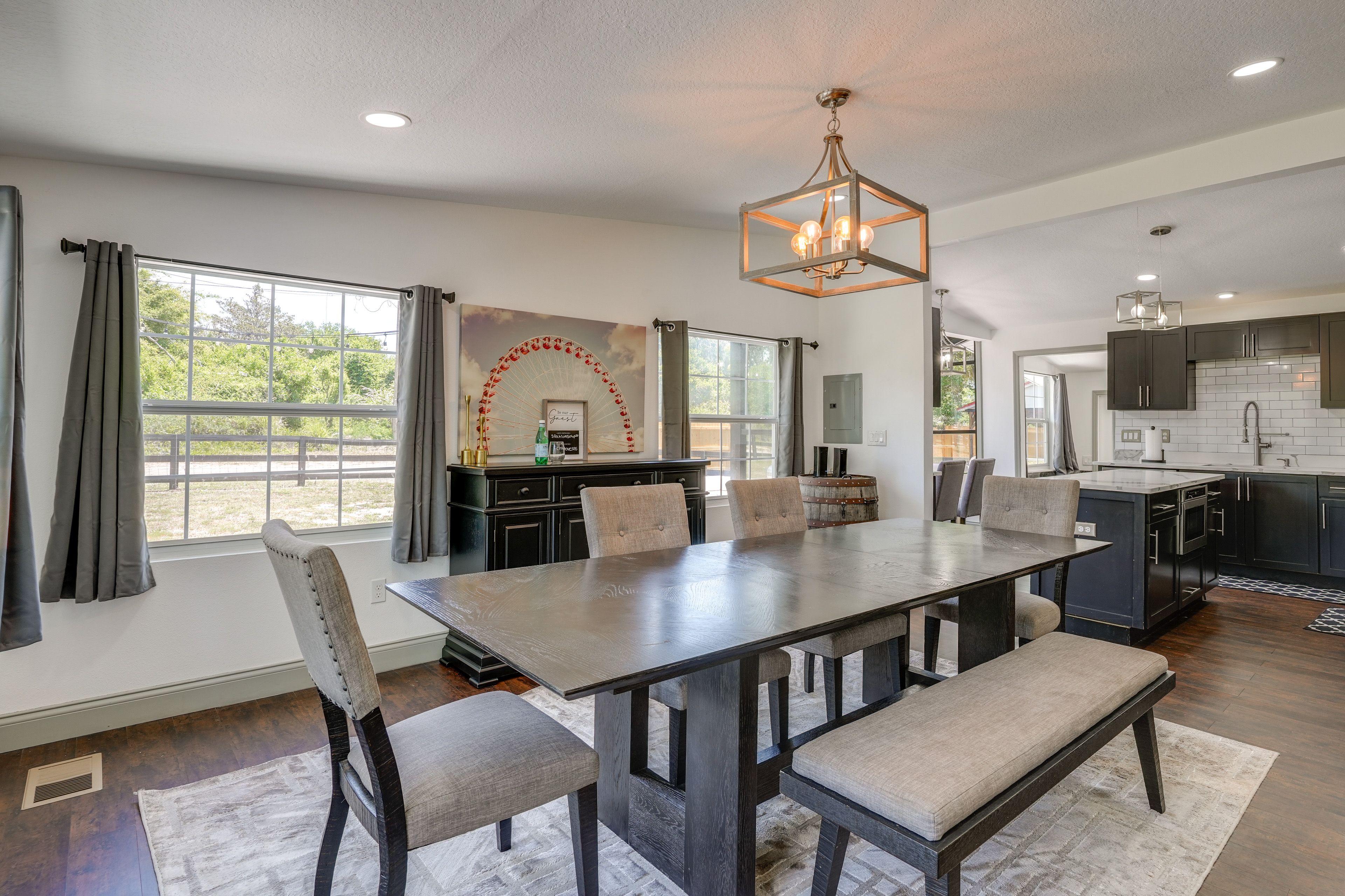 Dining Area | 1st Floor | Dishware/Flatware | Trash Bags/Paper Towels