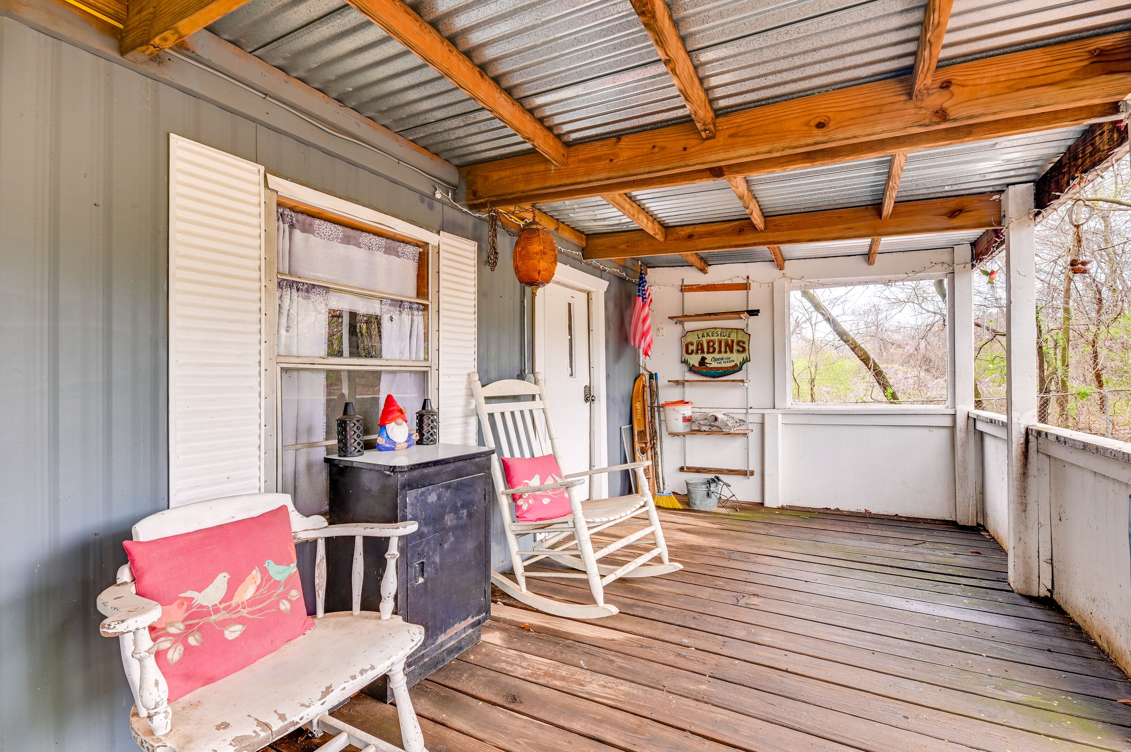 Covered Porch | Fire Ring | Porches | Tire Swing