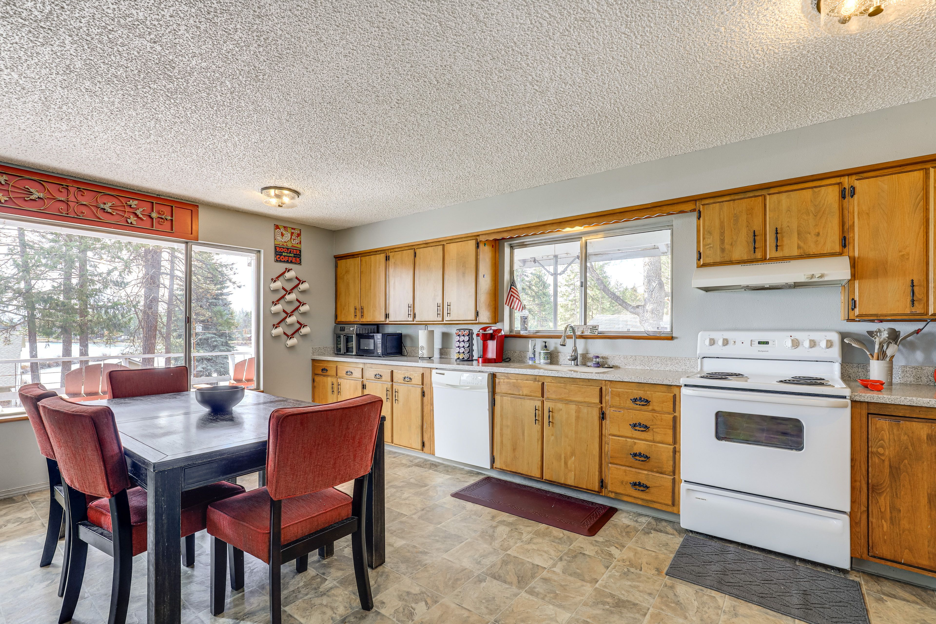 Kitchen | 1st Floor | Keurig Coffee Maker | Toaster Oven | Cooking Basics