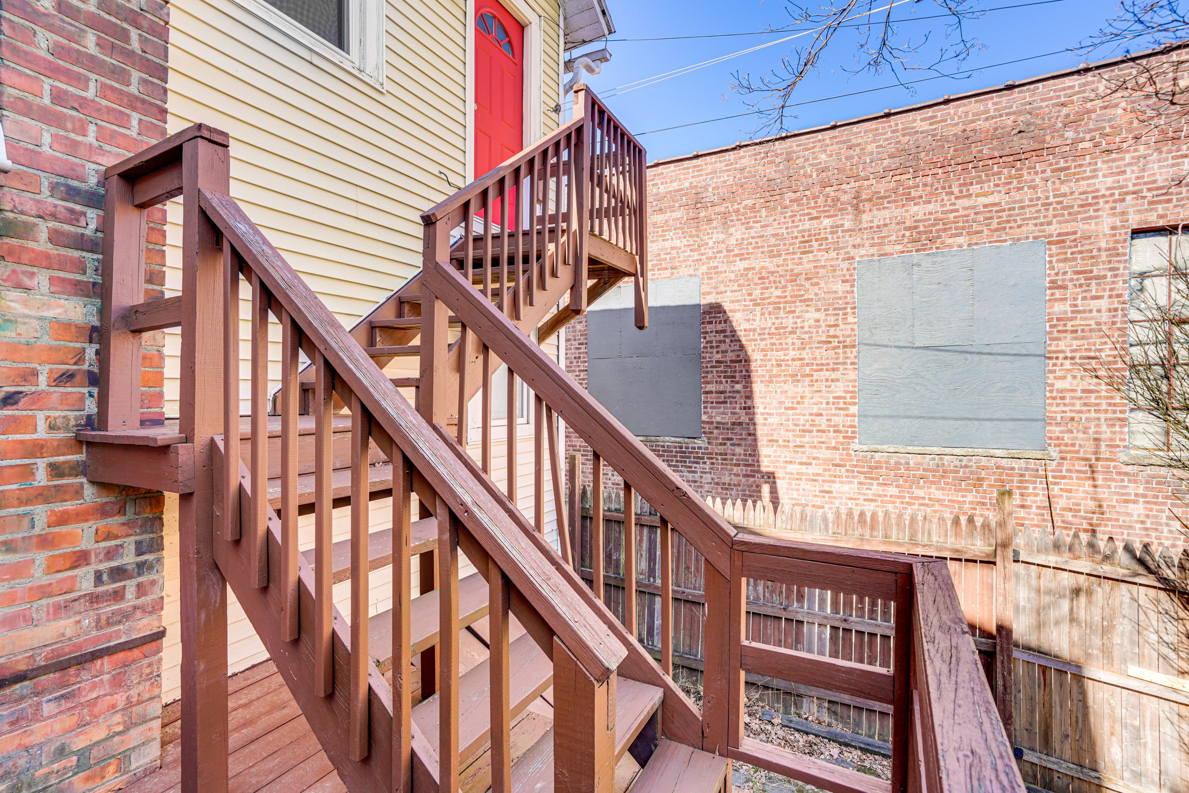 Back Stairs to Unit
