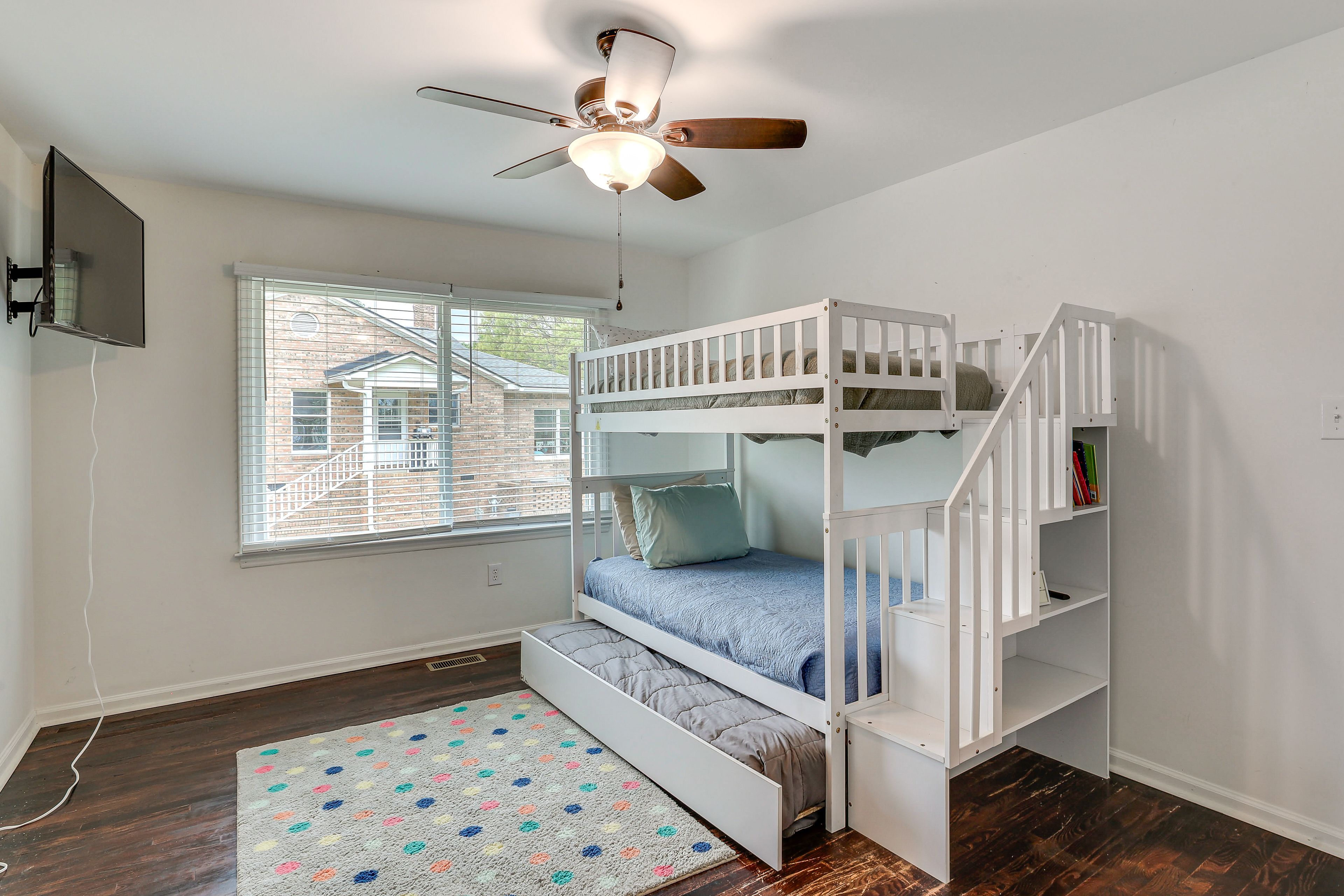 Bedroom 3 | Twin Bunk Bed w/ Twin Trundle | Smart TV
