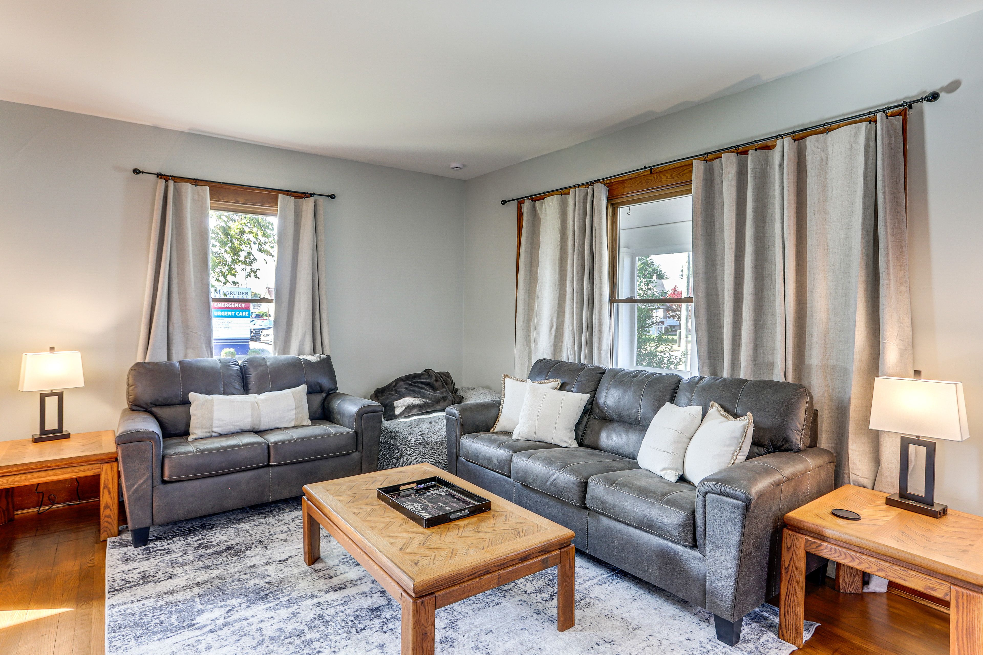Property Interior | 3-Story Home | Free WiFi | Central A/C & Heating