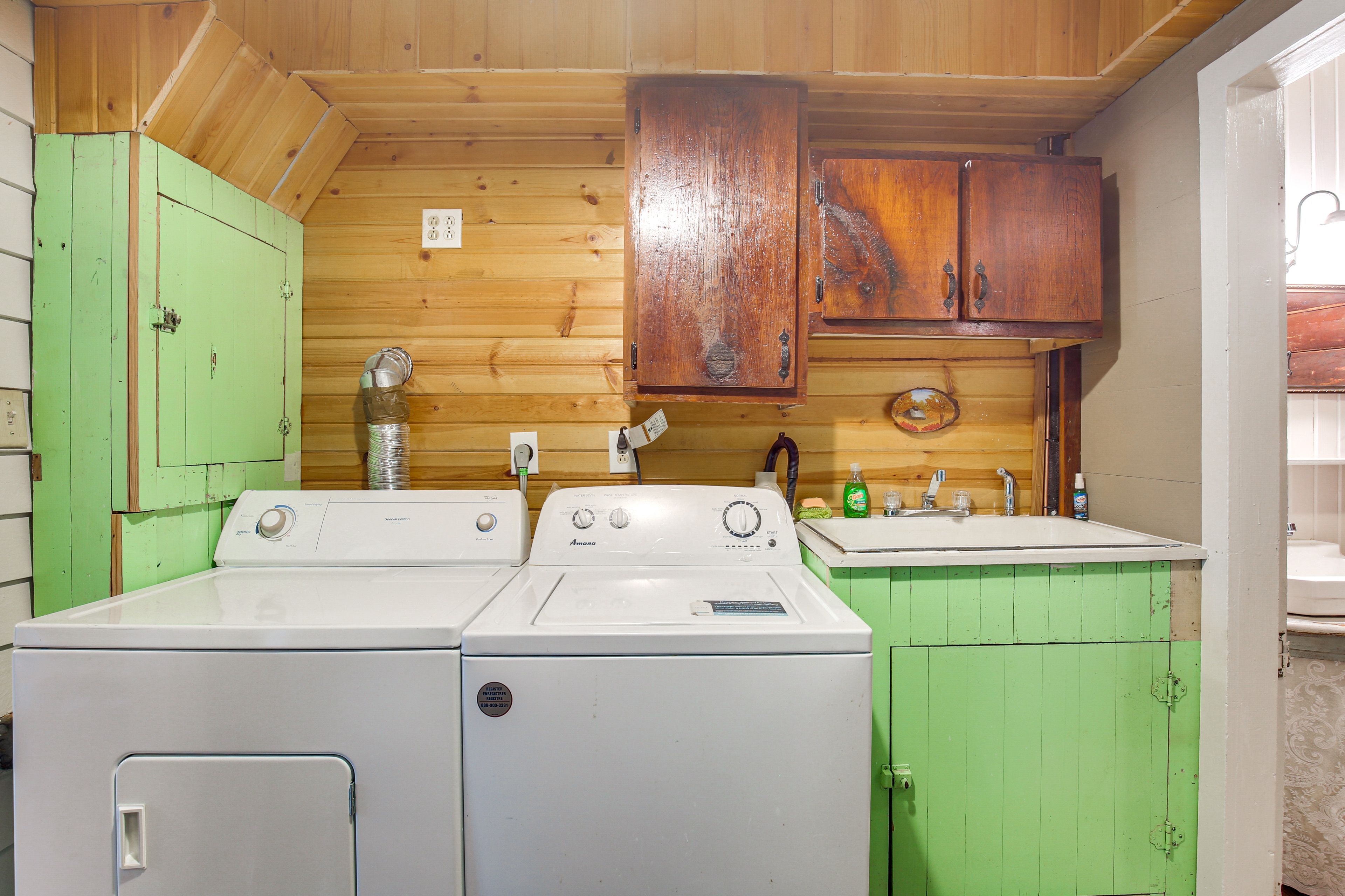 Laundry Area | 1st Floor | Washer/Dryer | Iron/Board