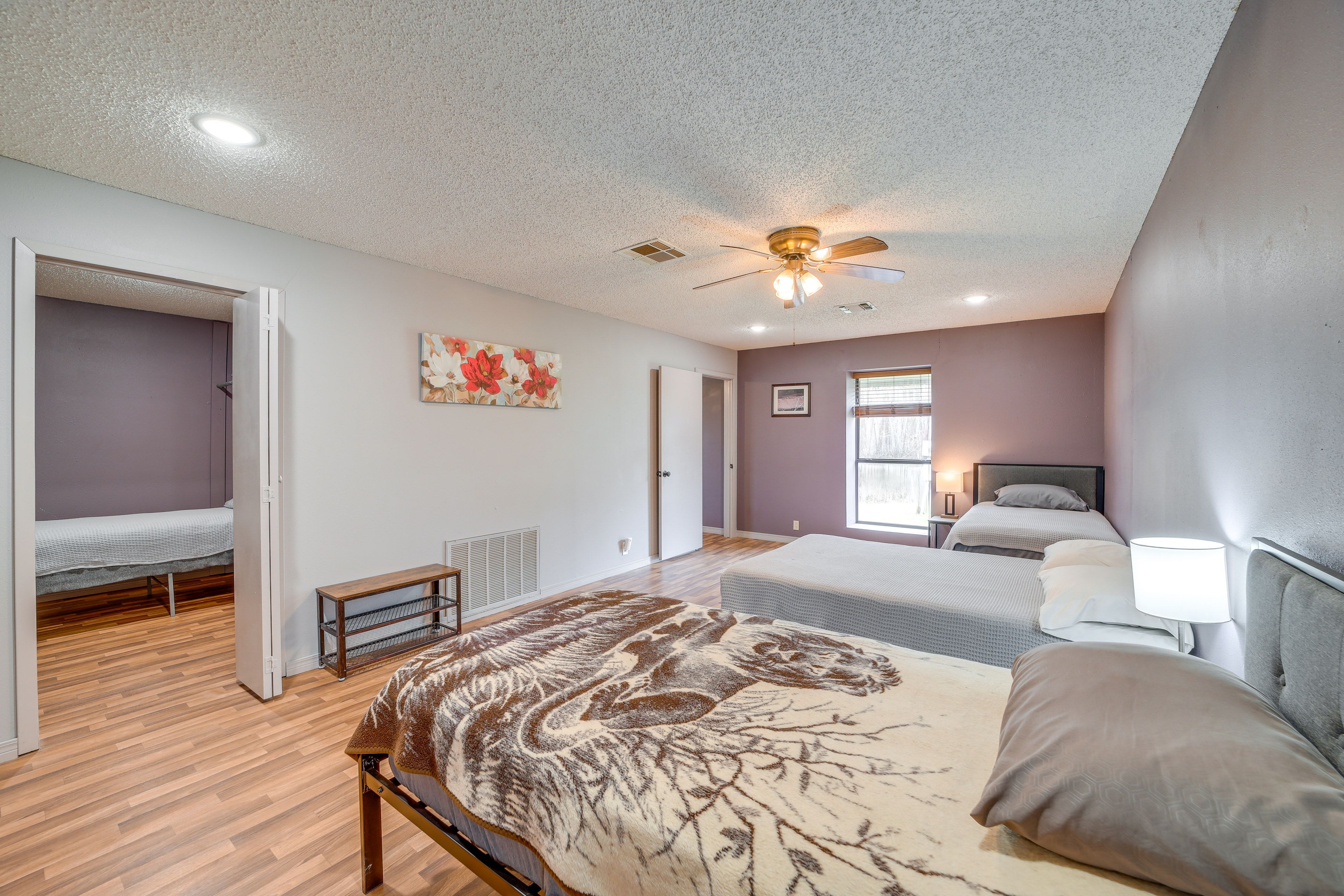 Bedroom 3 | Full Bed | 3 Twin Beds