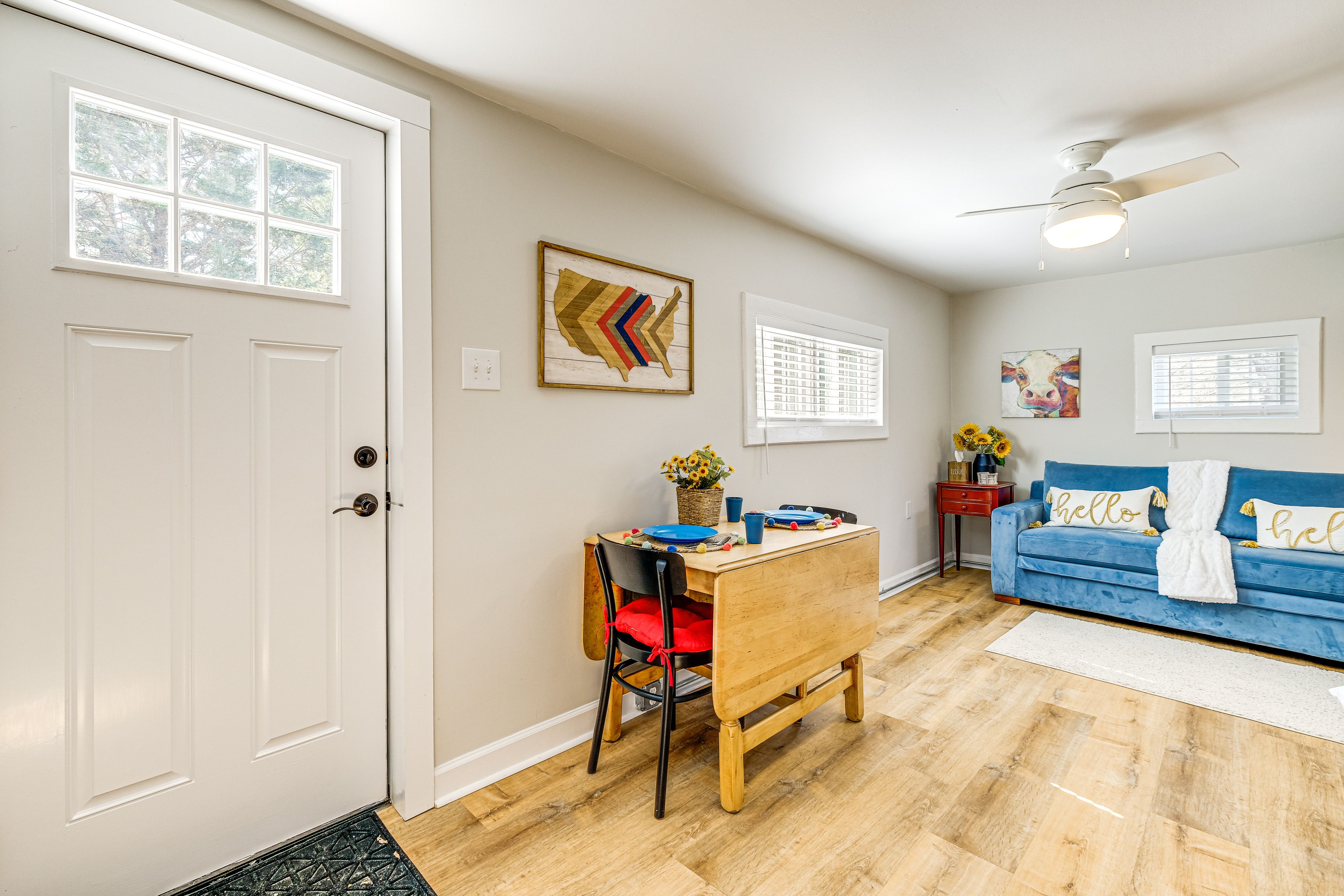 Studio | Living Area | 1st Floor | Queen Sleeper Sofa | Smart TV