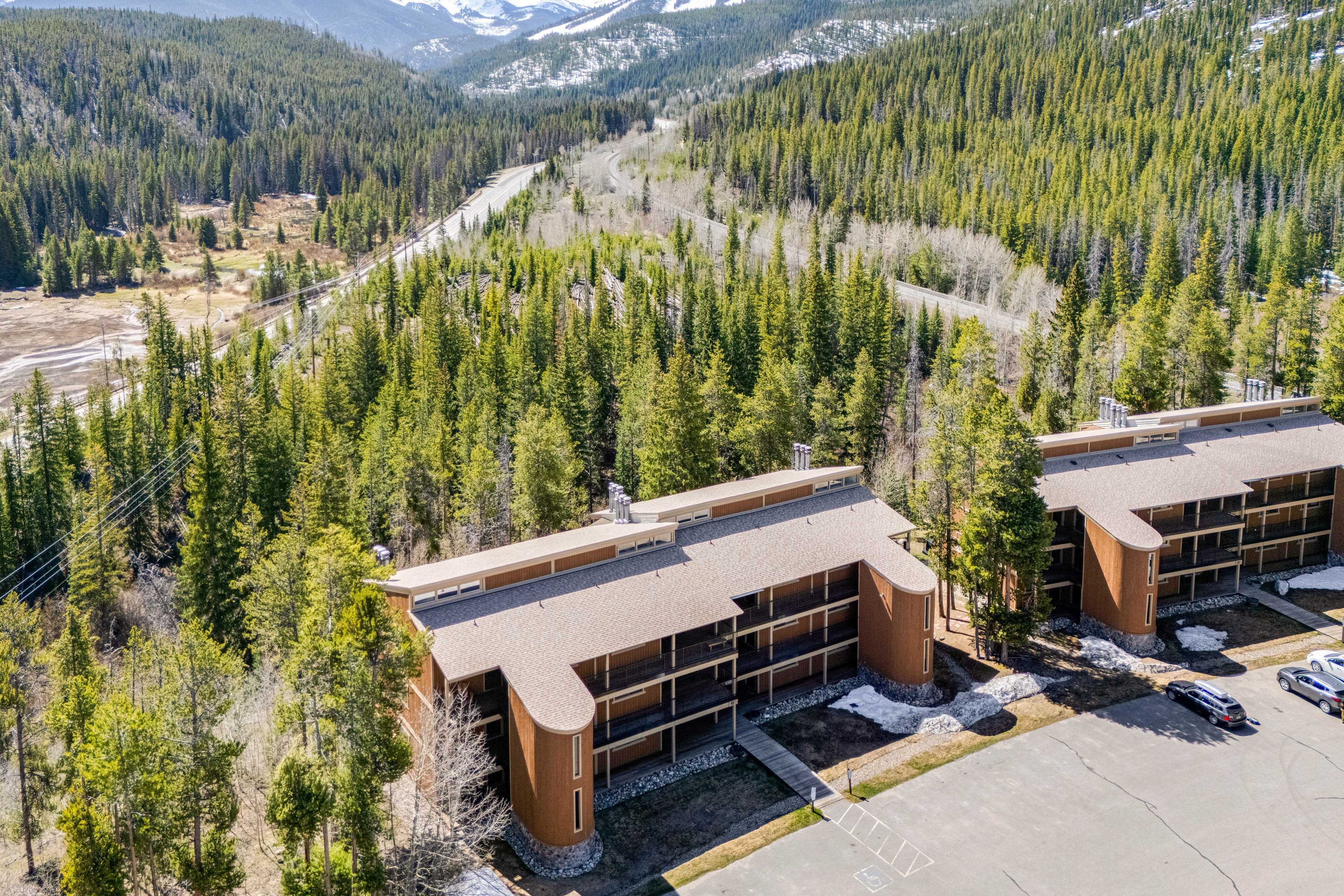 Aerial View of Condo Building