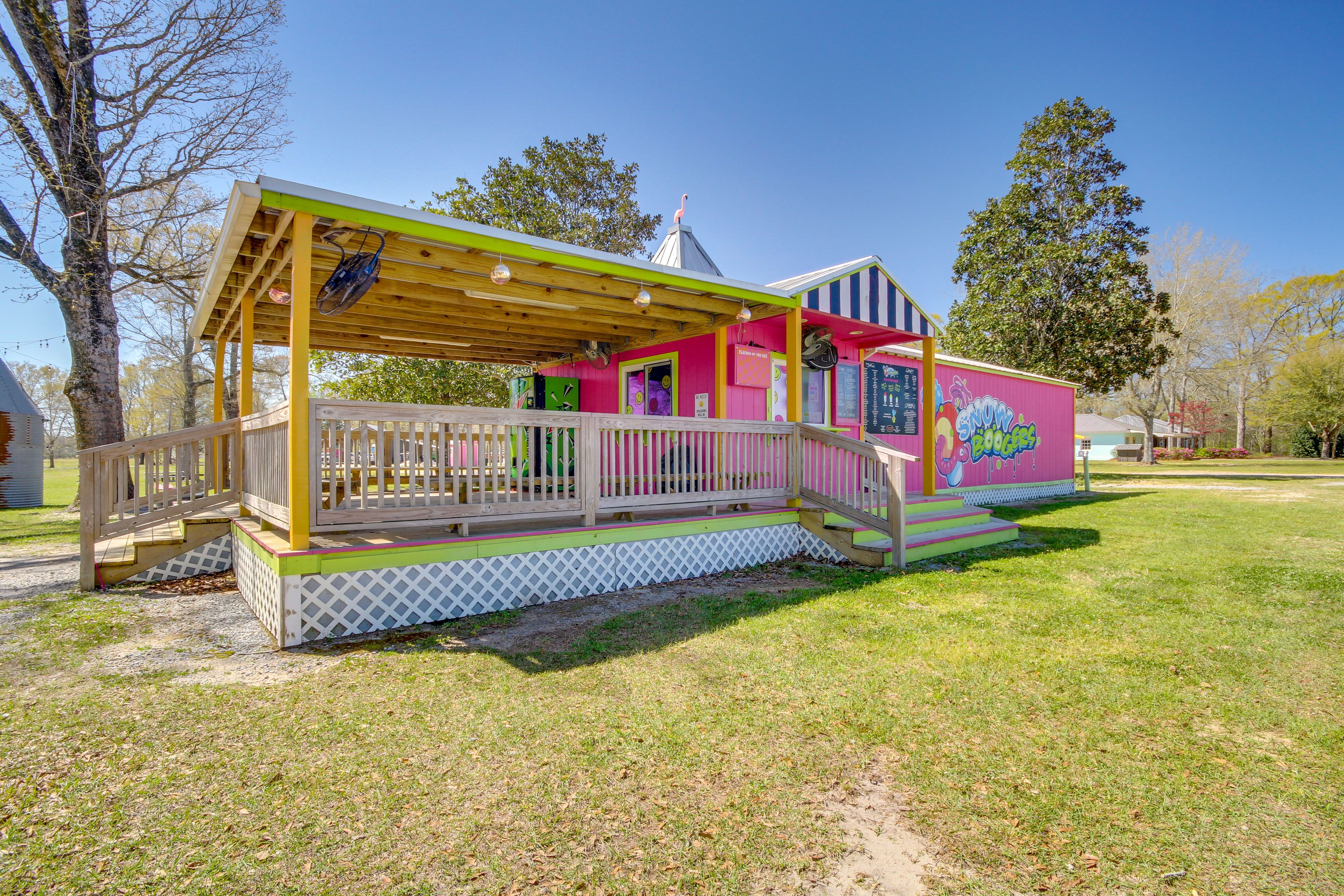 Nearby Dessert Shop & Playground