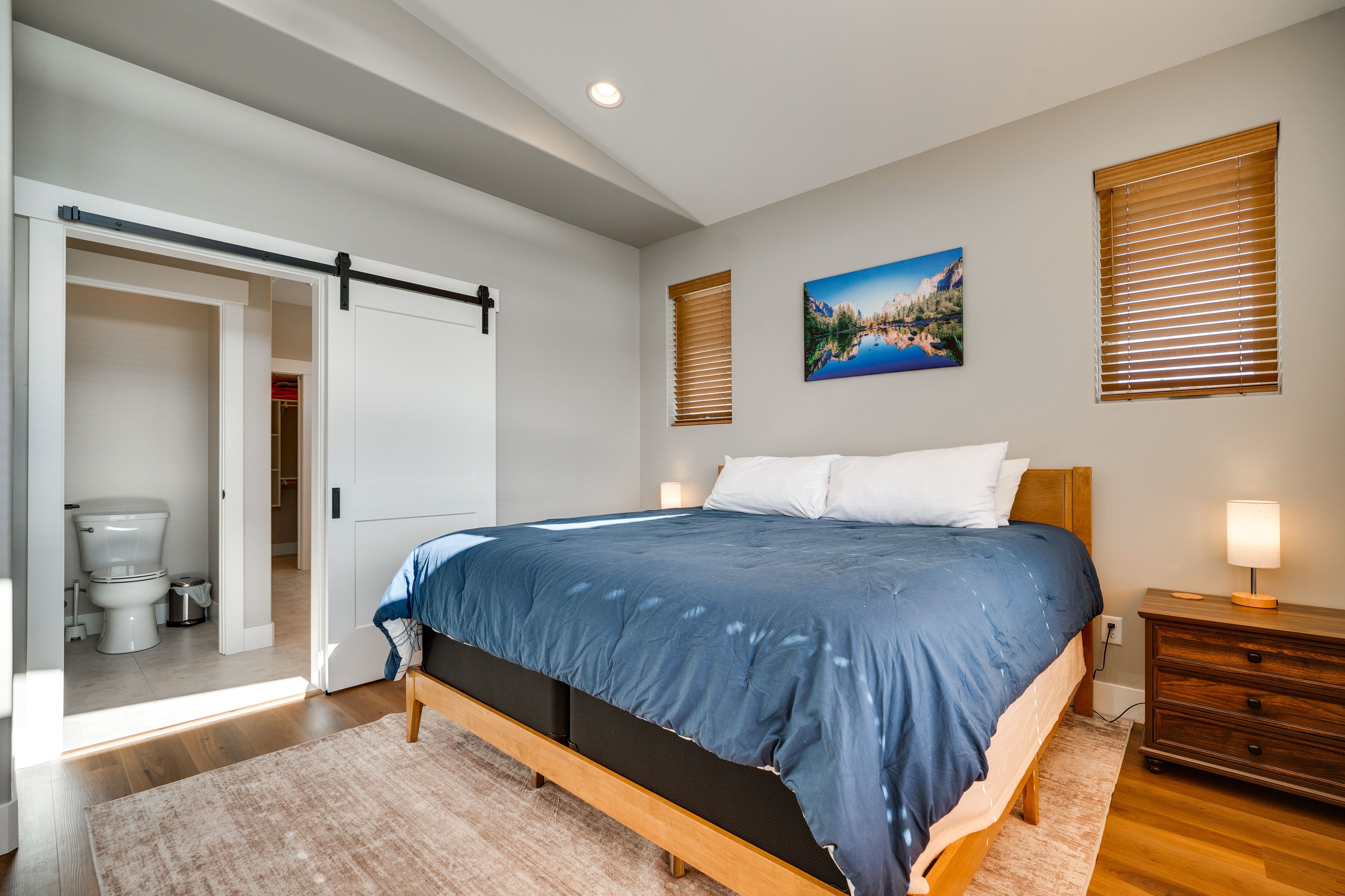 Bedroom 1 | 2nd Floor | King Bed | Smart TV | Linens Provided