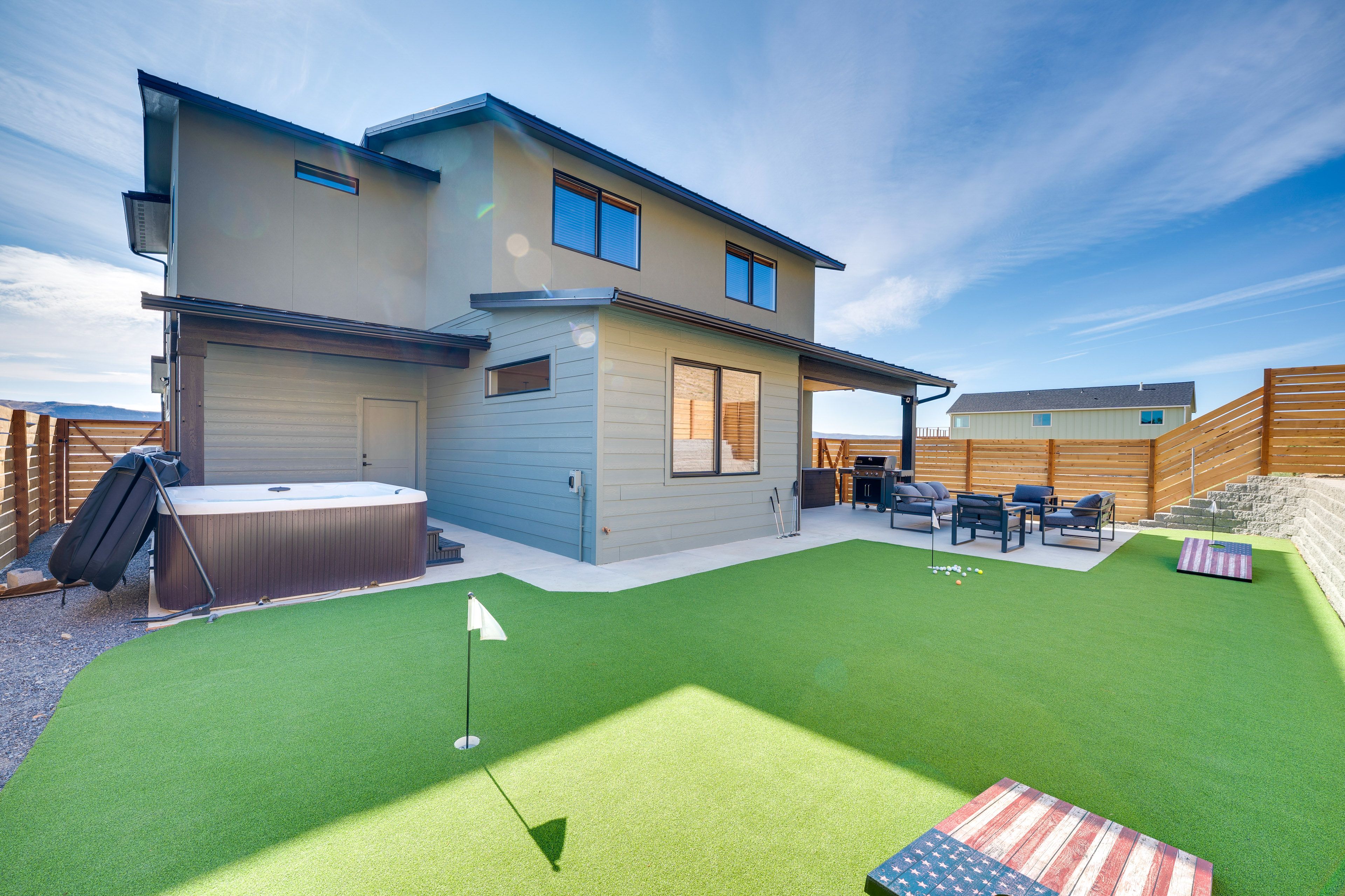 Fenced Backyard | Putting Green