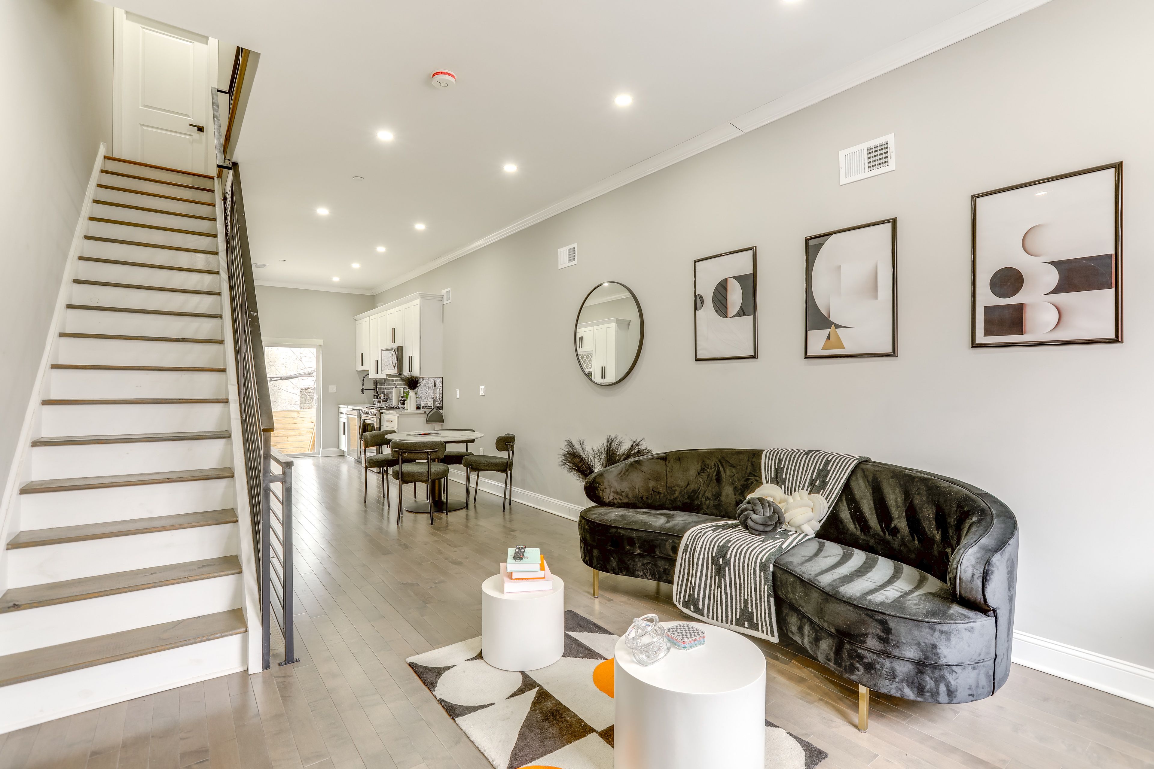 Living Room | 1st Floor | Smart TV | Central Heating & A/C