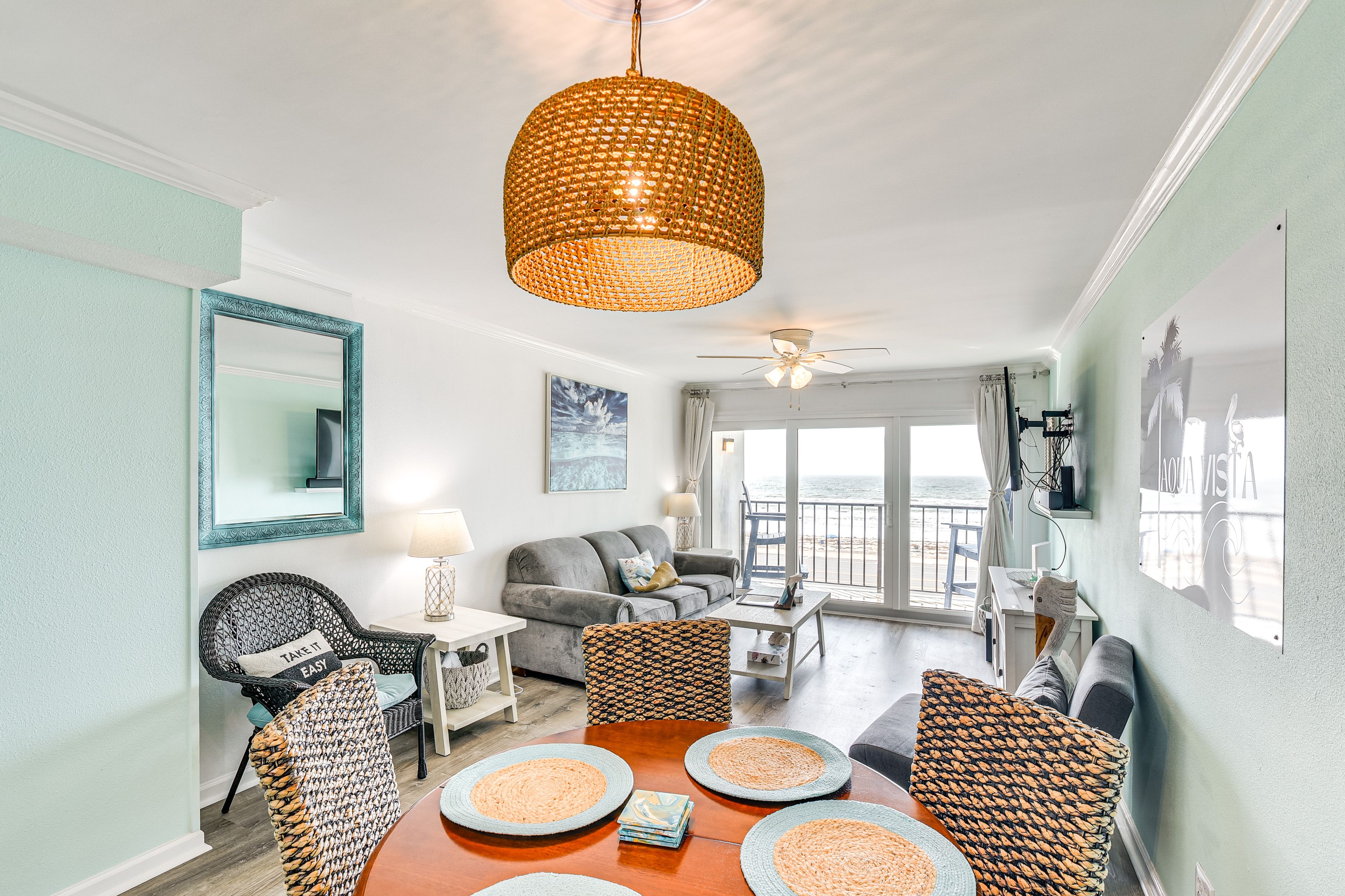Galveston Vacation Rental | 1BR | 1BA | 640 Sq Ft | Step-Free Entry