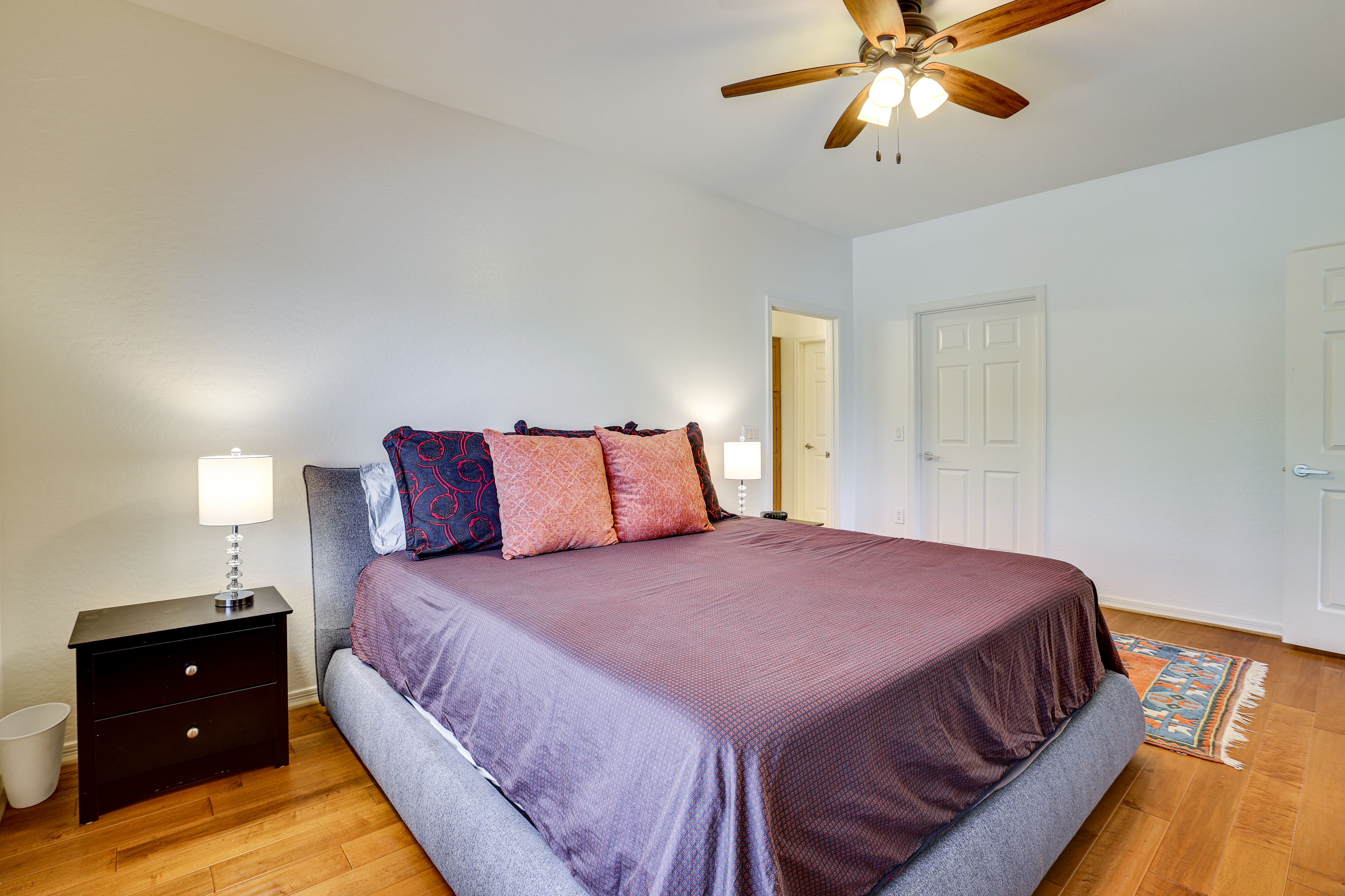 Bedroom 1 | King Bed | Smart TV | Walk-In Closet
