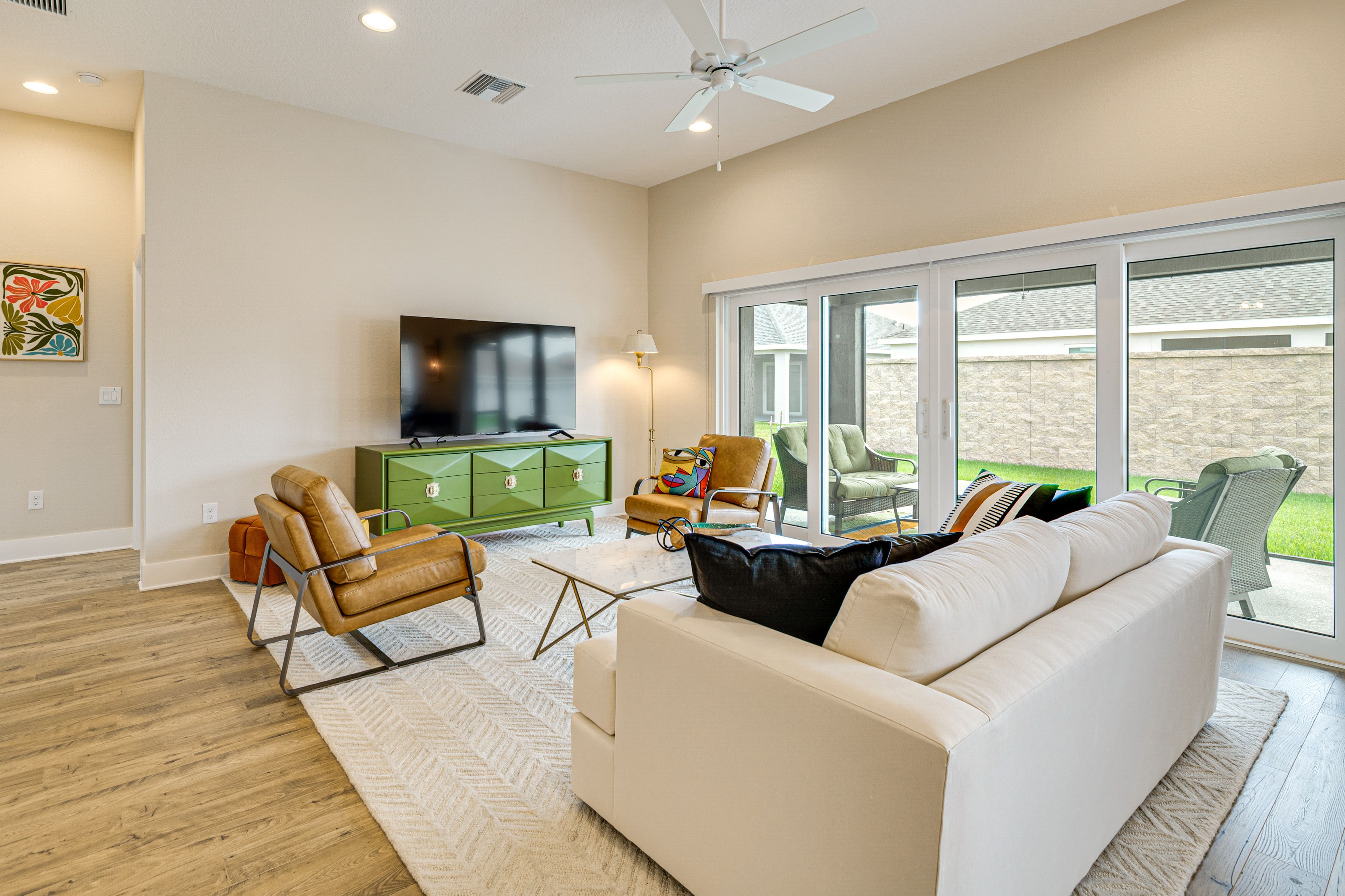 The Villages Vacation Rental | 3BR | 2BA | 1,541 Sq Ft | Small Step to Enter