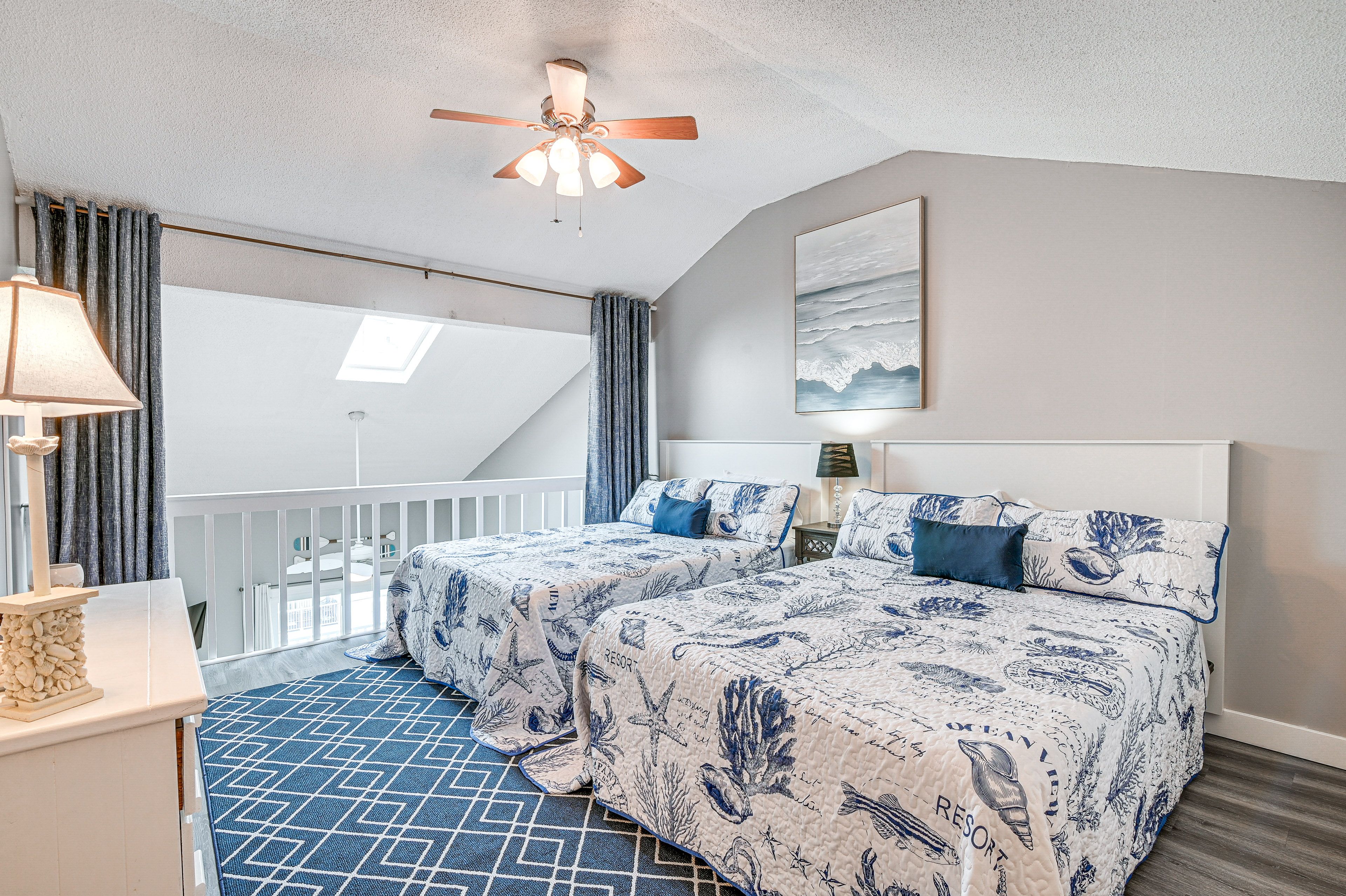 Bedroom 2 (Loft) | 2 Queen Beds | Smart TV | 2nd Floor