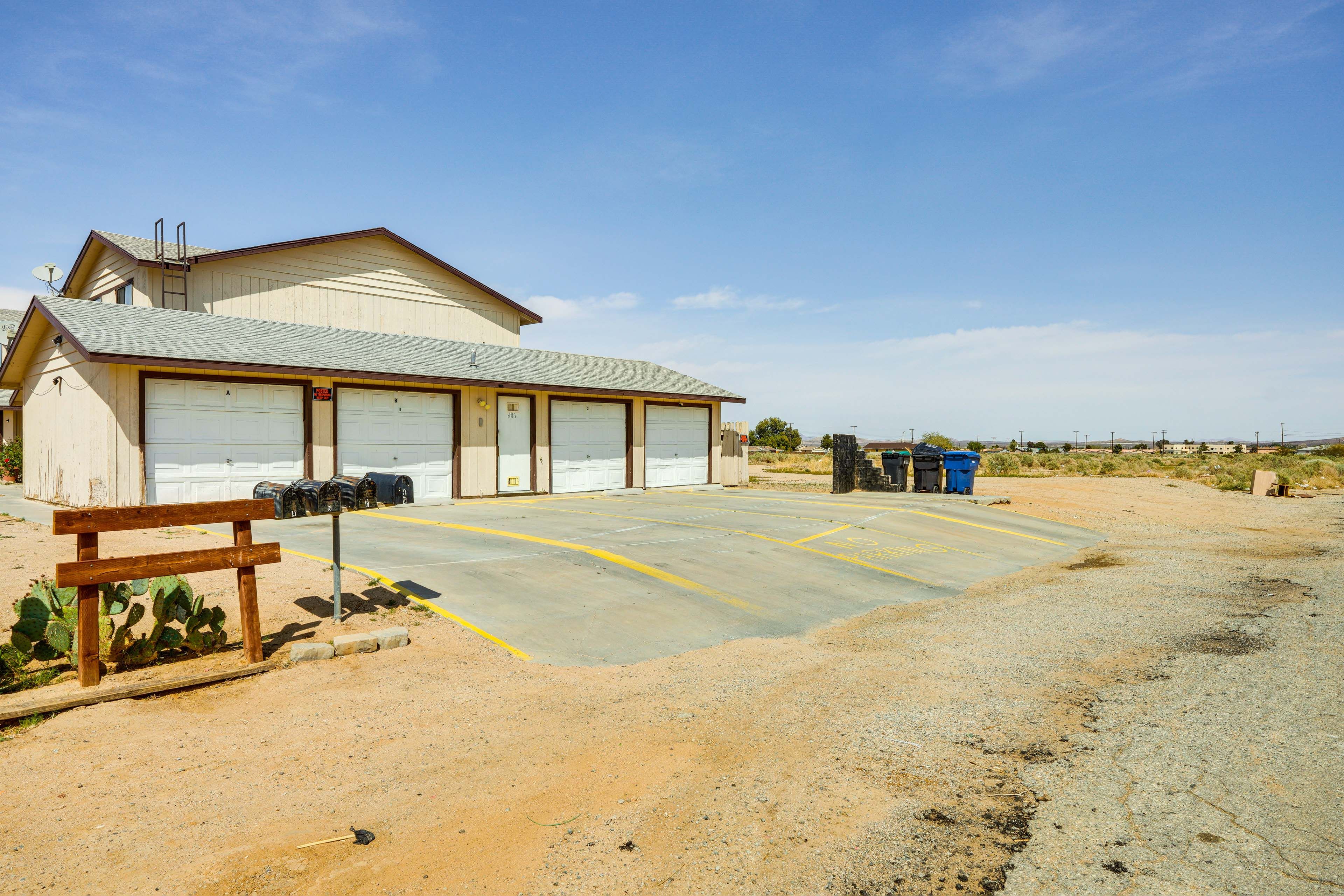 Parking | Reserved Spaces (2 Vehicles) | Free Street Parking | Trailer Parking