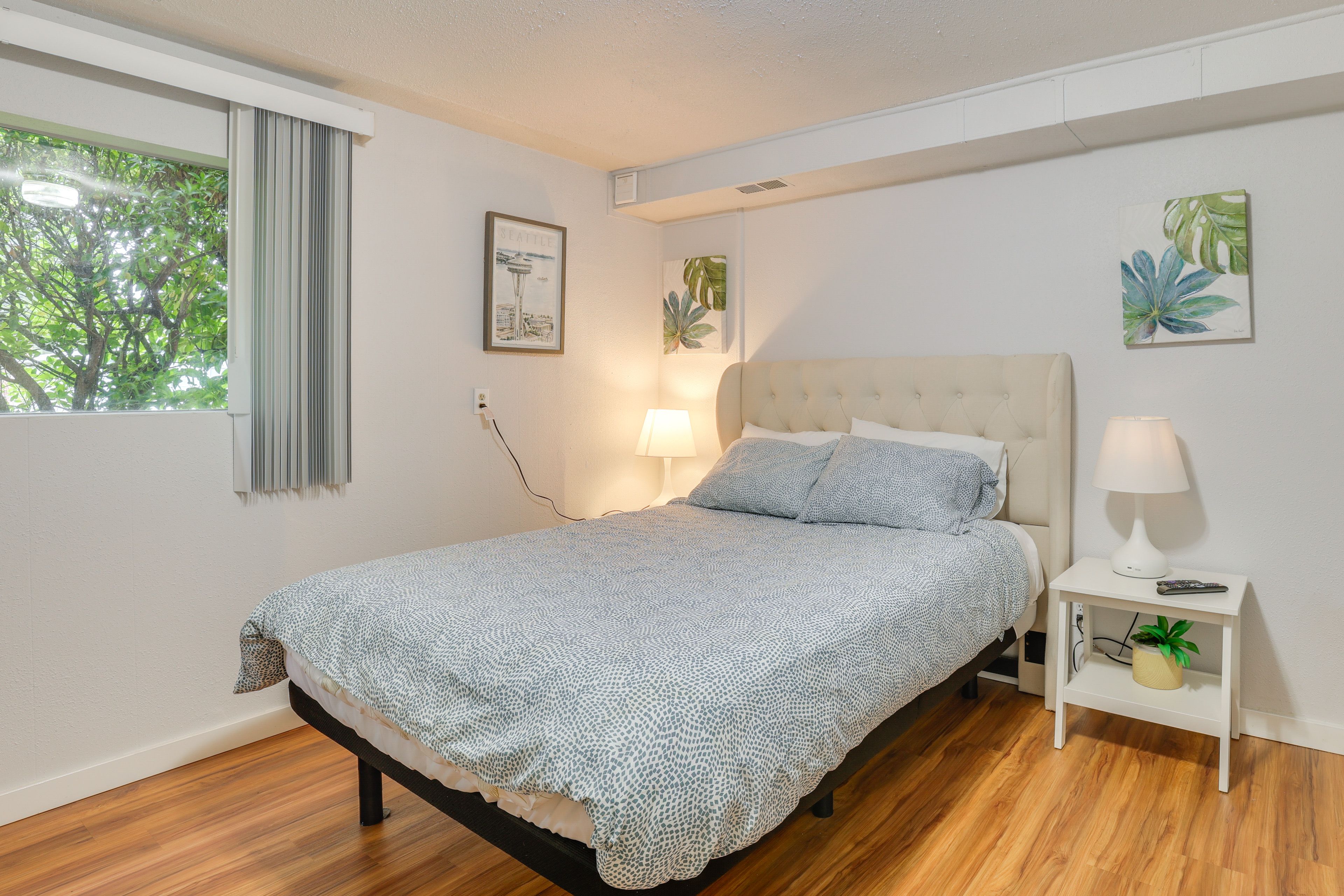 Bedroom 4 | Lower Level | Queen Bed | Flat-Screen TV