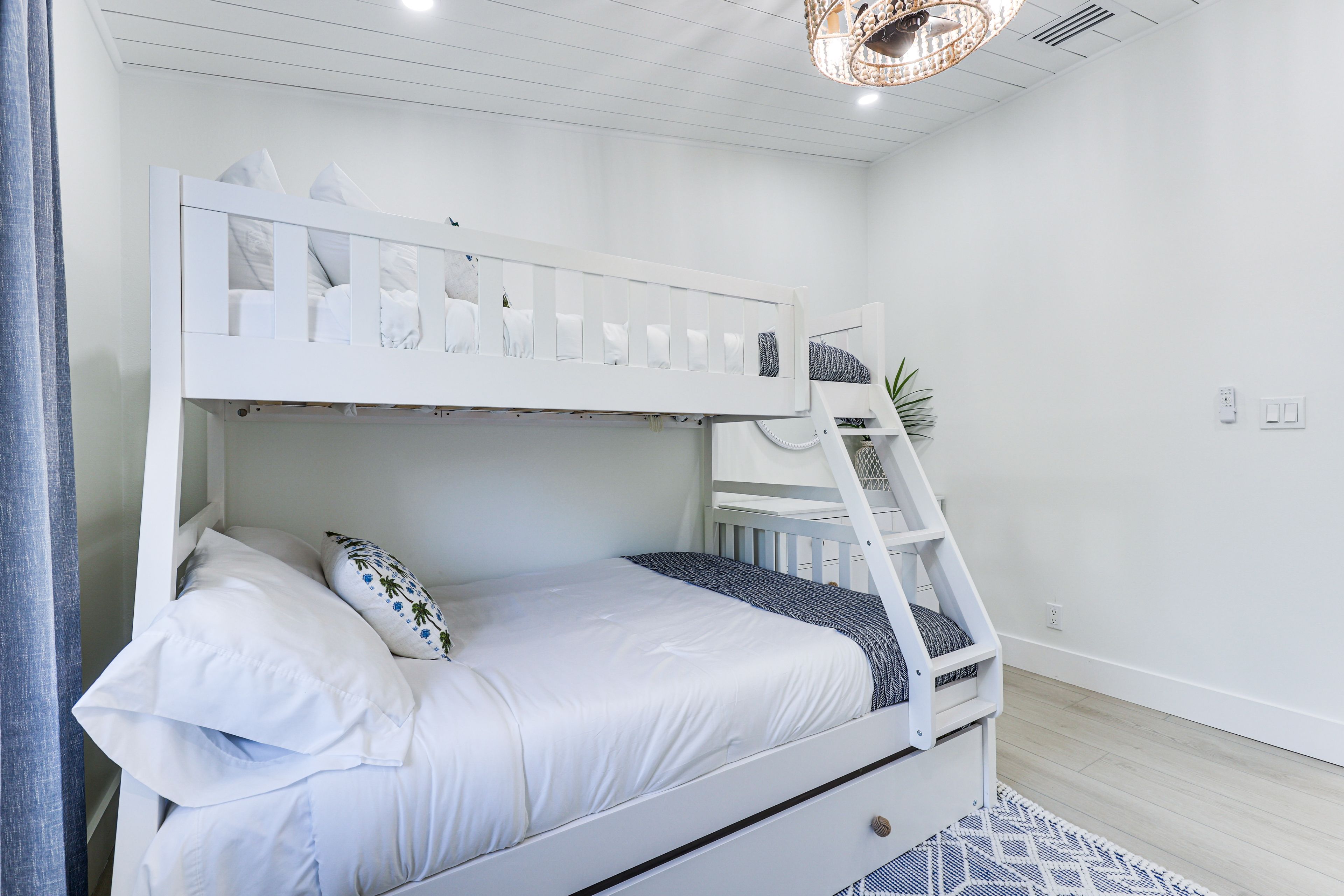 Bedroom 2 | Twin/Full Bunk Bed w/ Twin Trundle | Upper Level