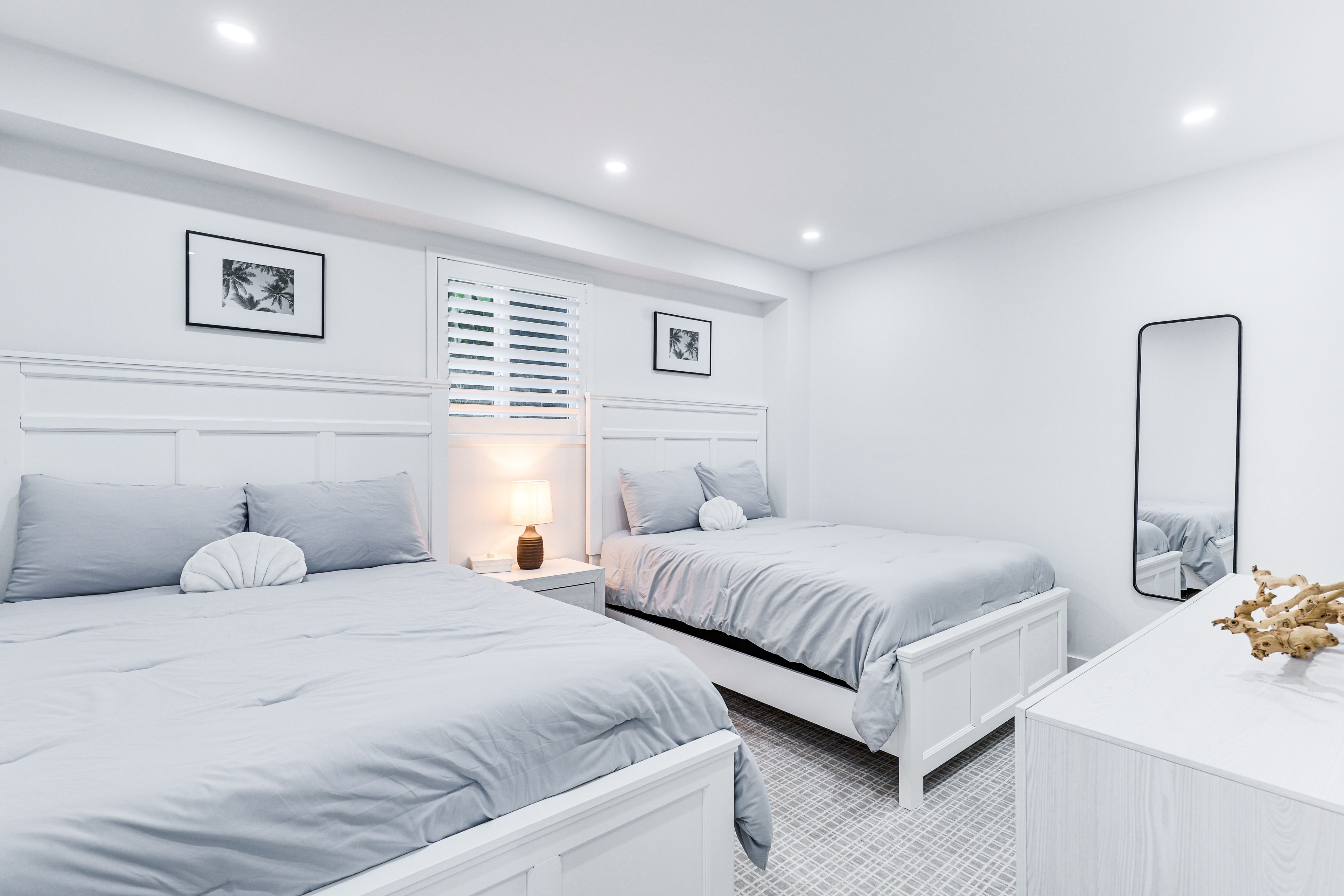 Bedroom 4 | 2 Queen Beds | Lower Level