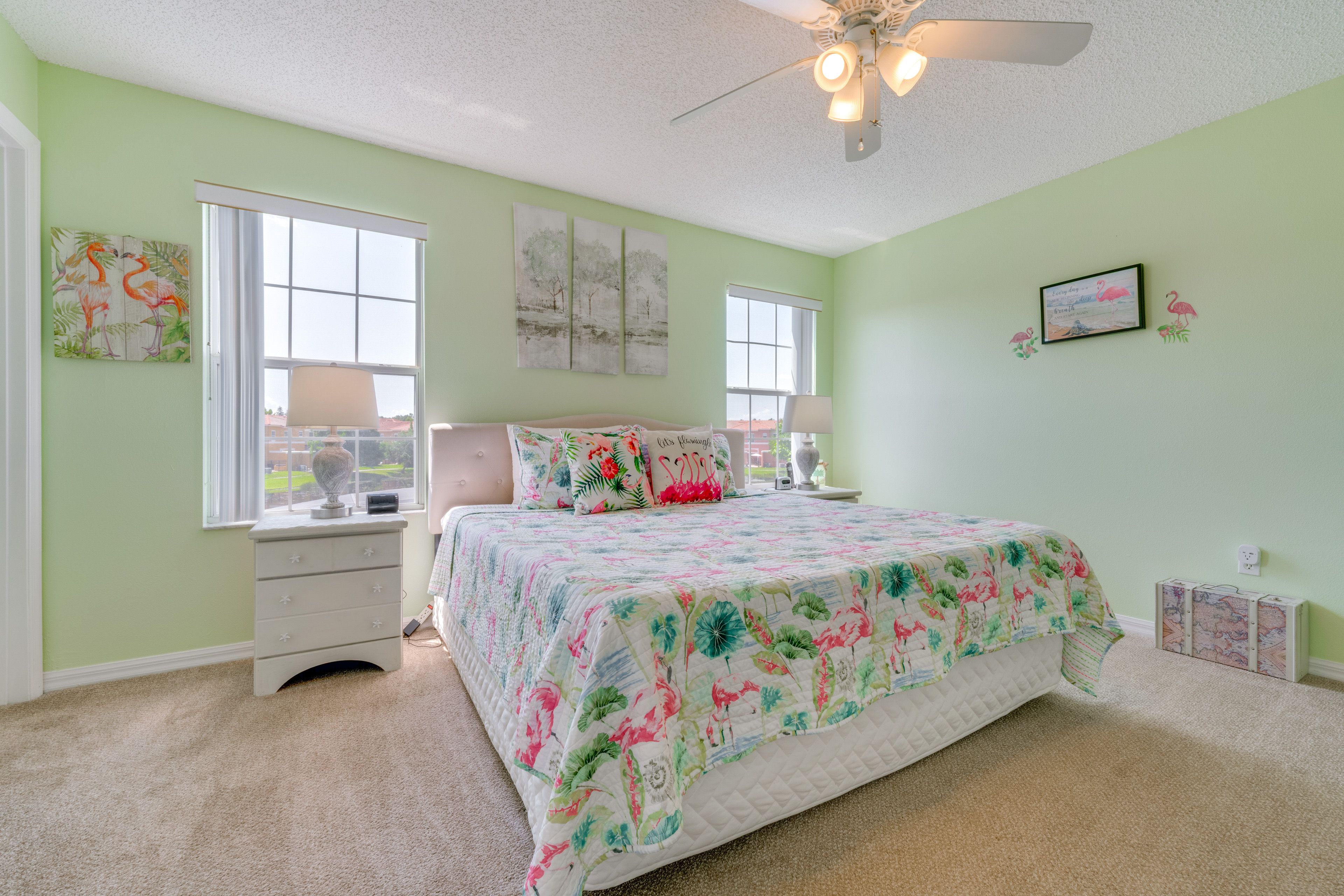 Bedroom 1 | 2nd Floor | King Bed | Smart TV | Linens Provided