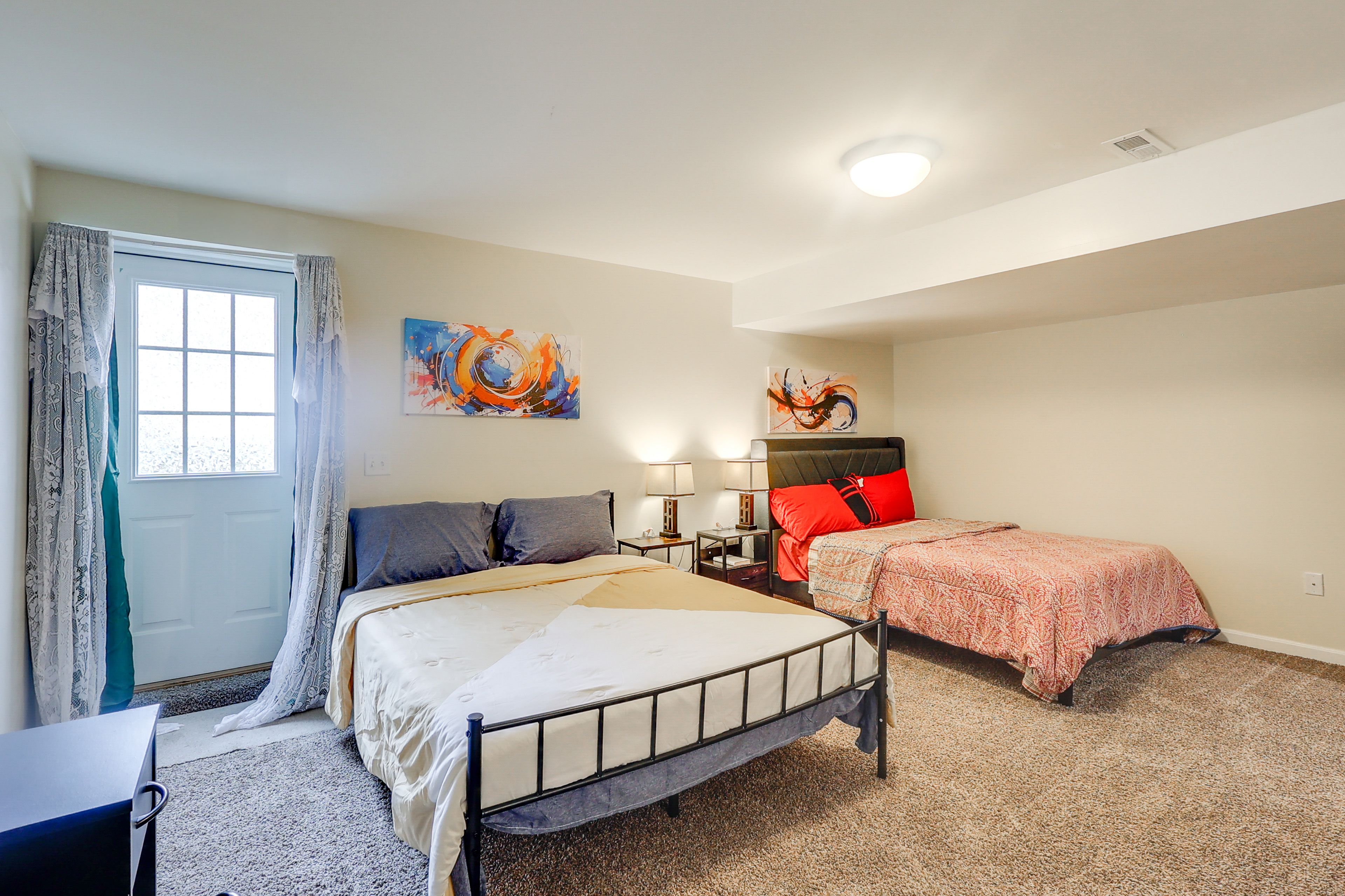 Bedroom 4 (Avail Until Oct 12th) | 2 Queen Beds | Lower Level