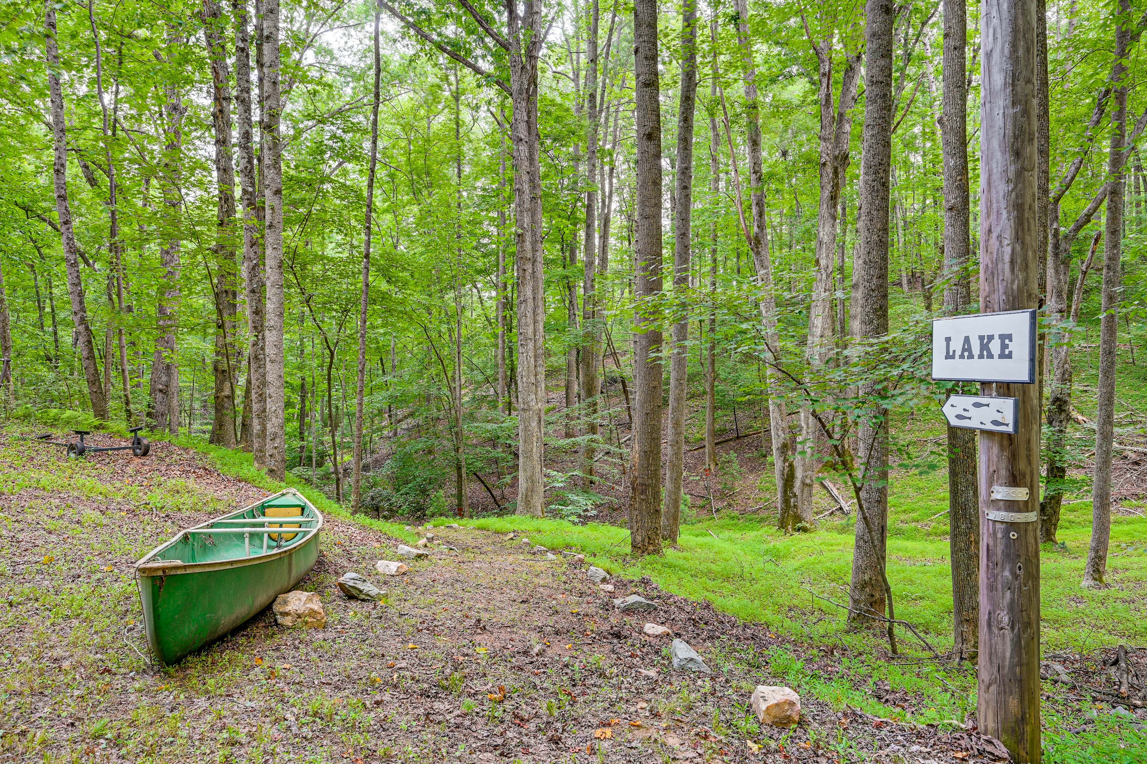 On-Site Trail to Lake Access
