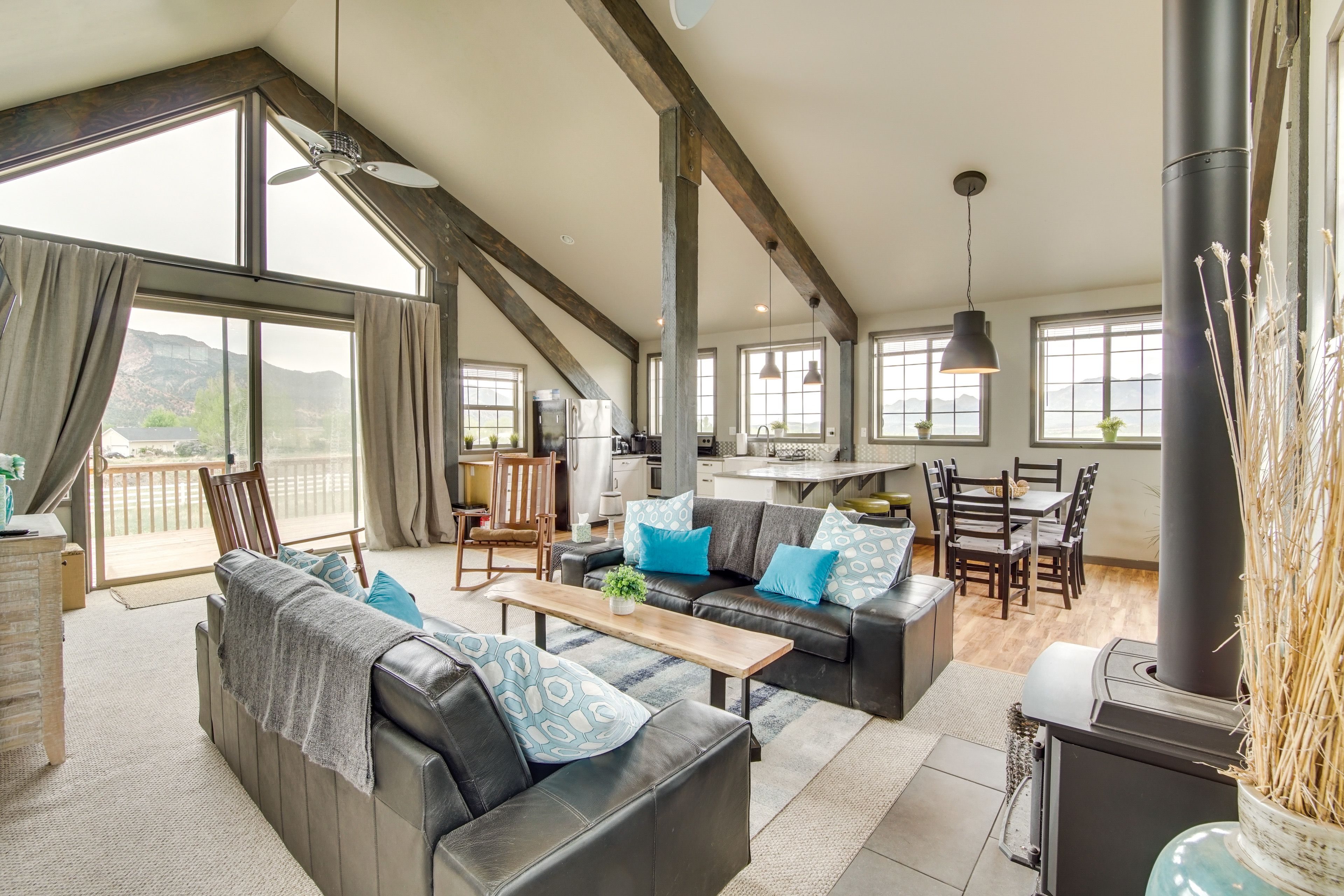 Living Area | Dining Table | Kitchen