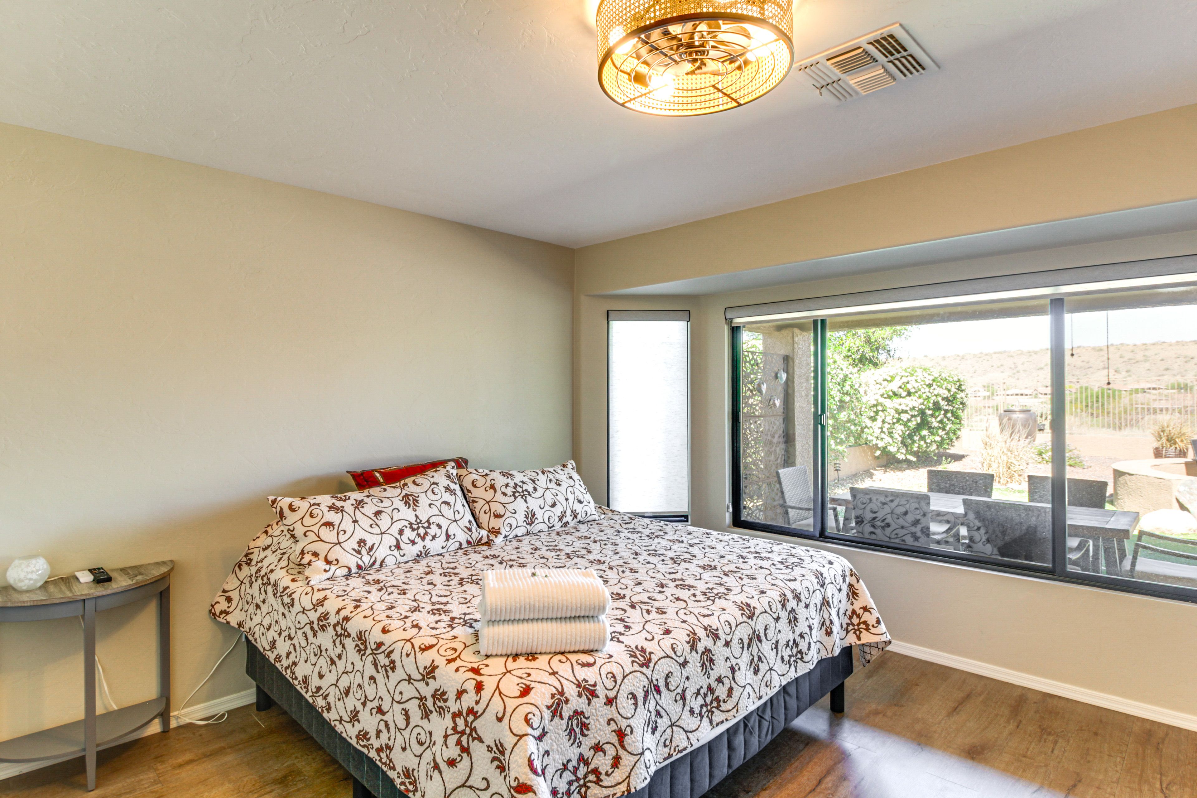 Bedroom 2 | California King Bed | Smart TV
