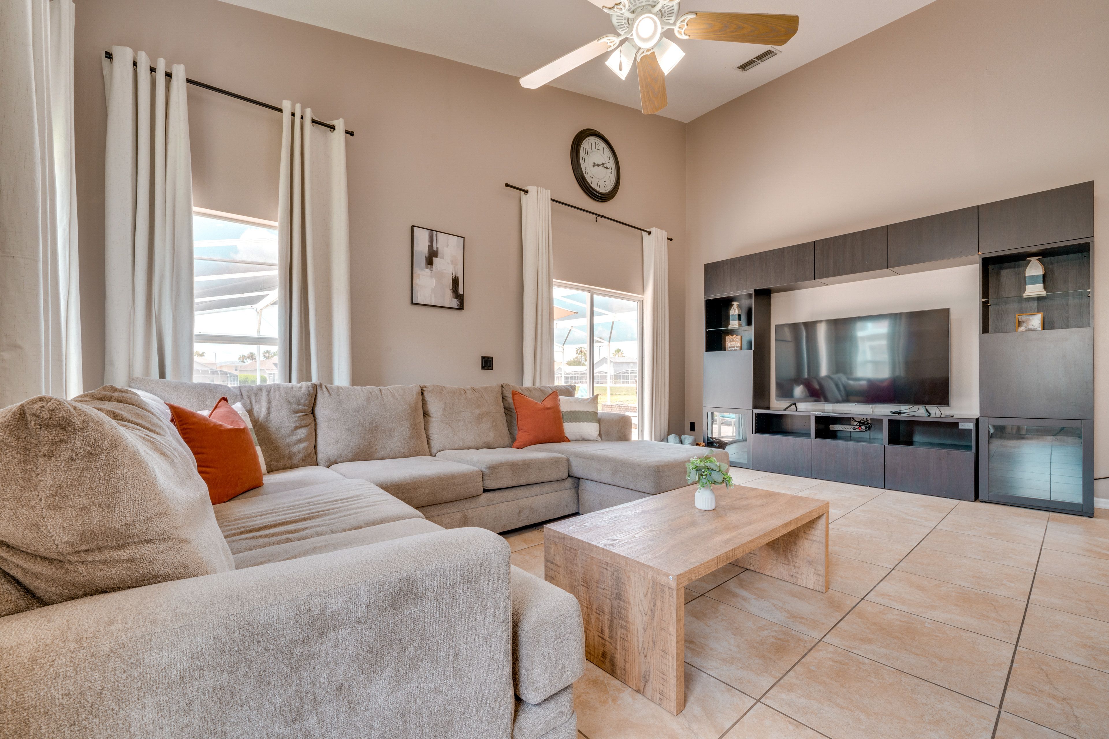 Living Room | 1st Floor | Free WiFi | Central A/C & Heating