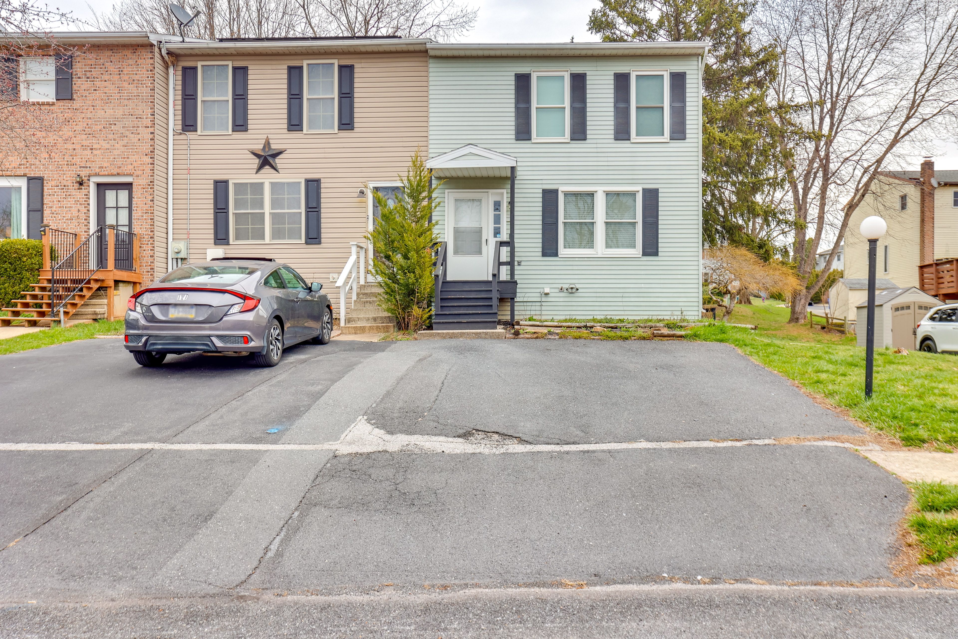 Parking | Driveway (2 Vehicles) | Free Street Parking