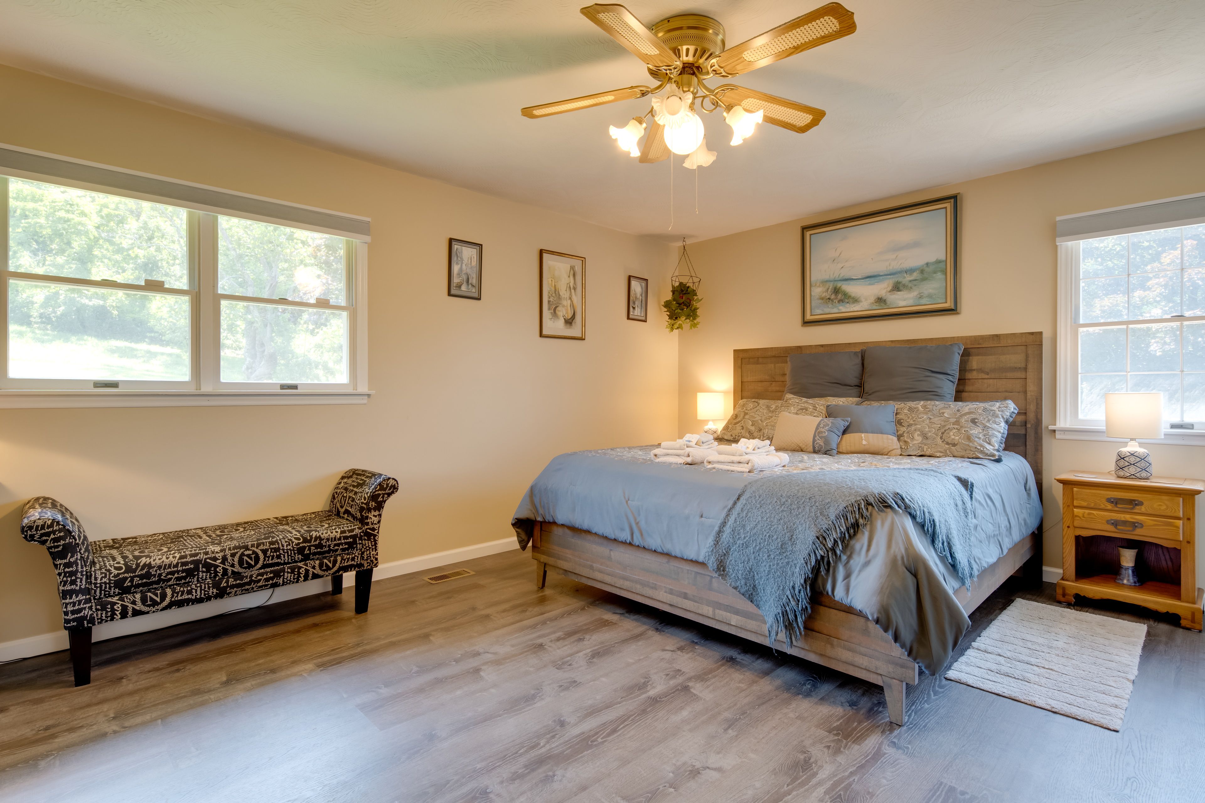Bedroom 1 | Main Level | King Bed | Smart TV | Linens Provided