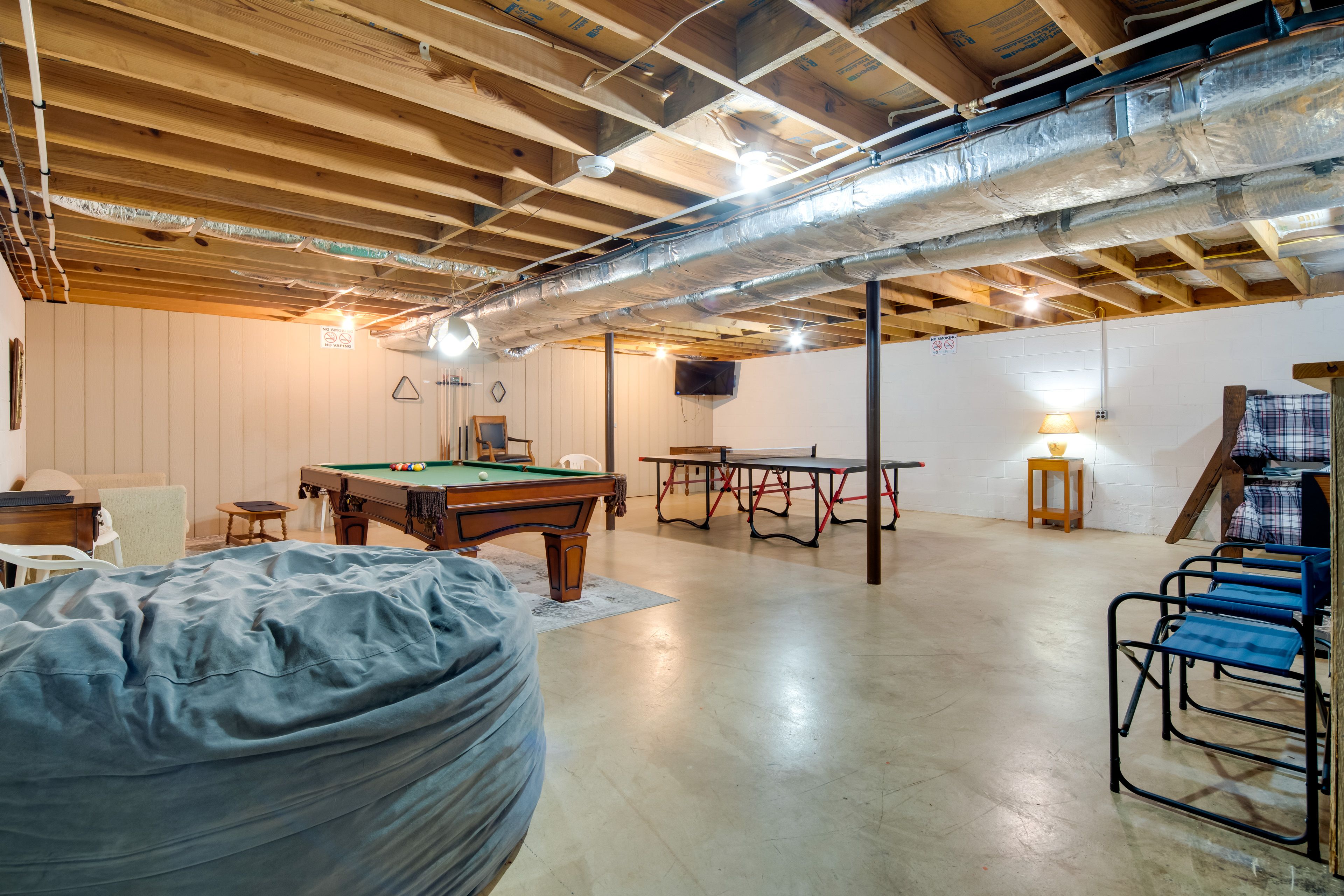 Game Room | Lower Level | Twin Bunk Bed | Queen Sleeper Sofa | Smart TV