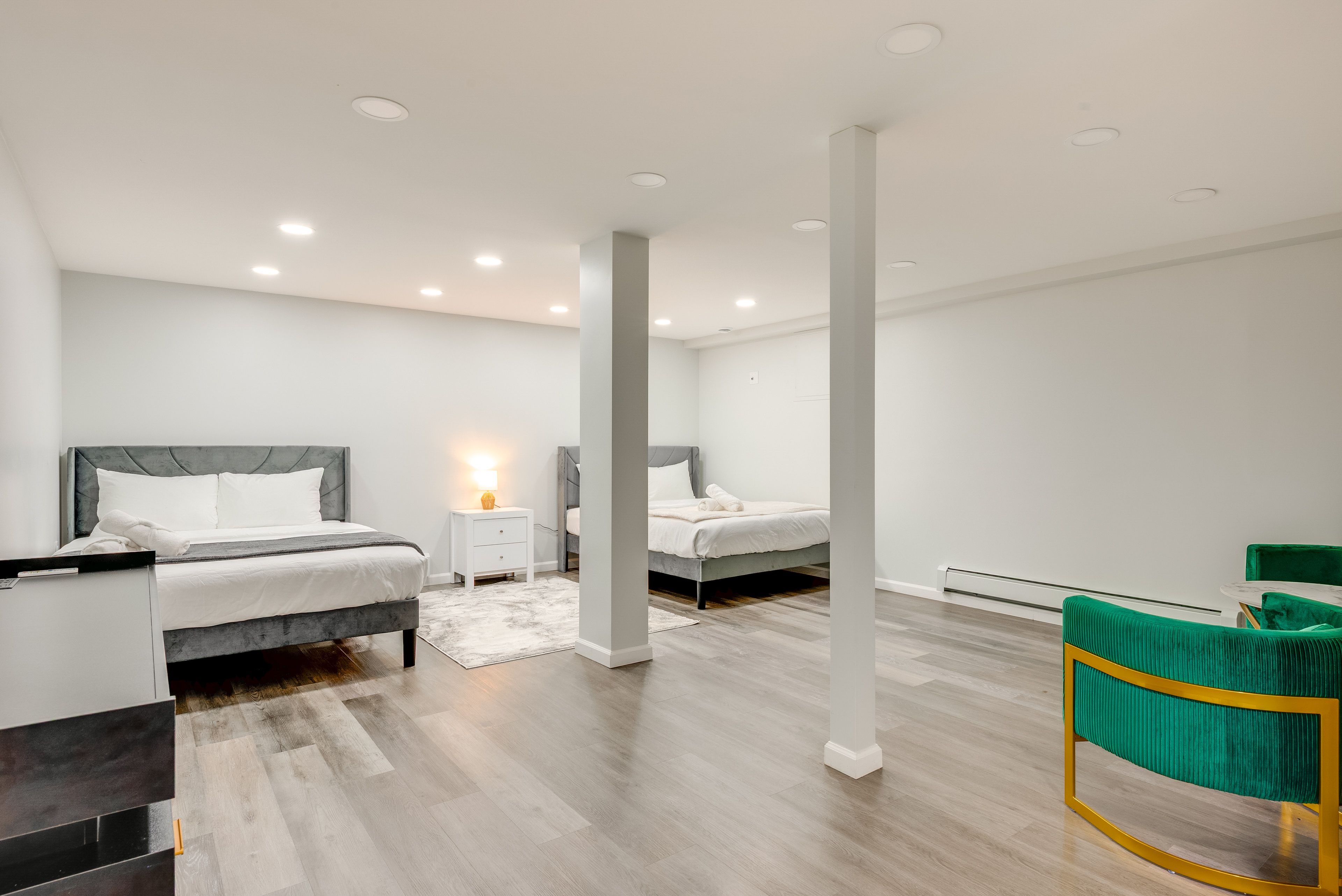 Bedroom 5 | 2 Queen Beds | Basement Floor