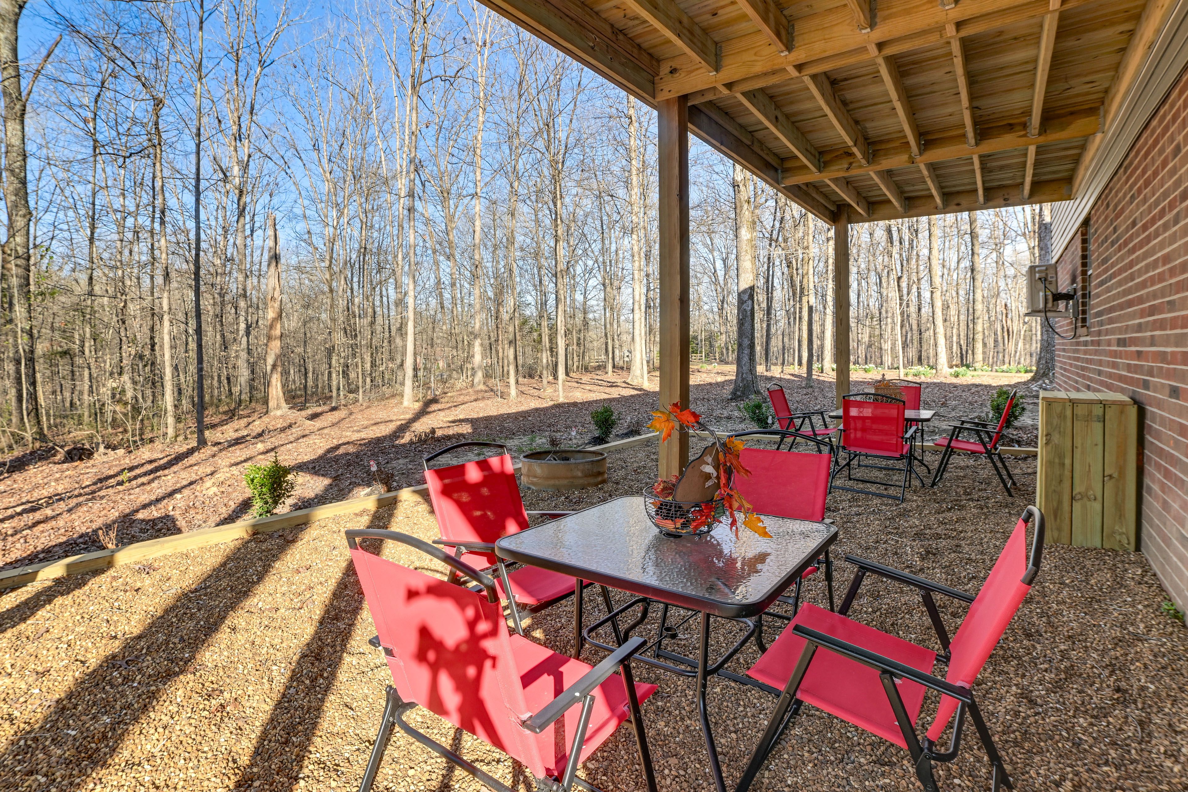 Covered Dining Area