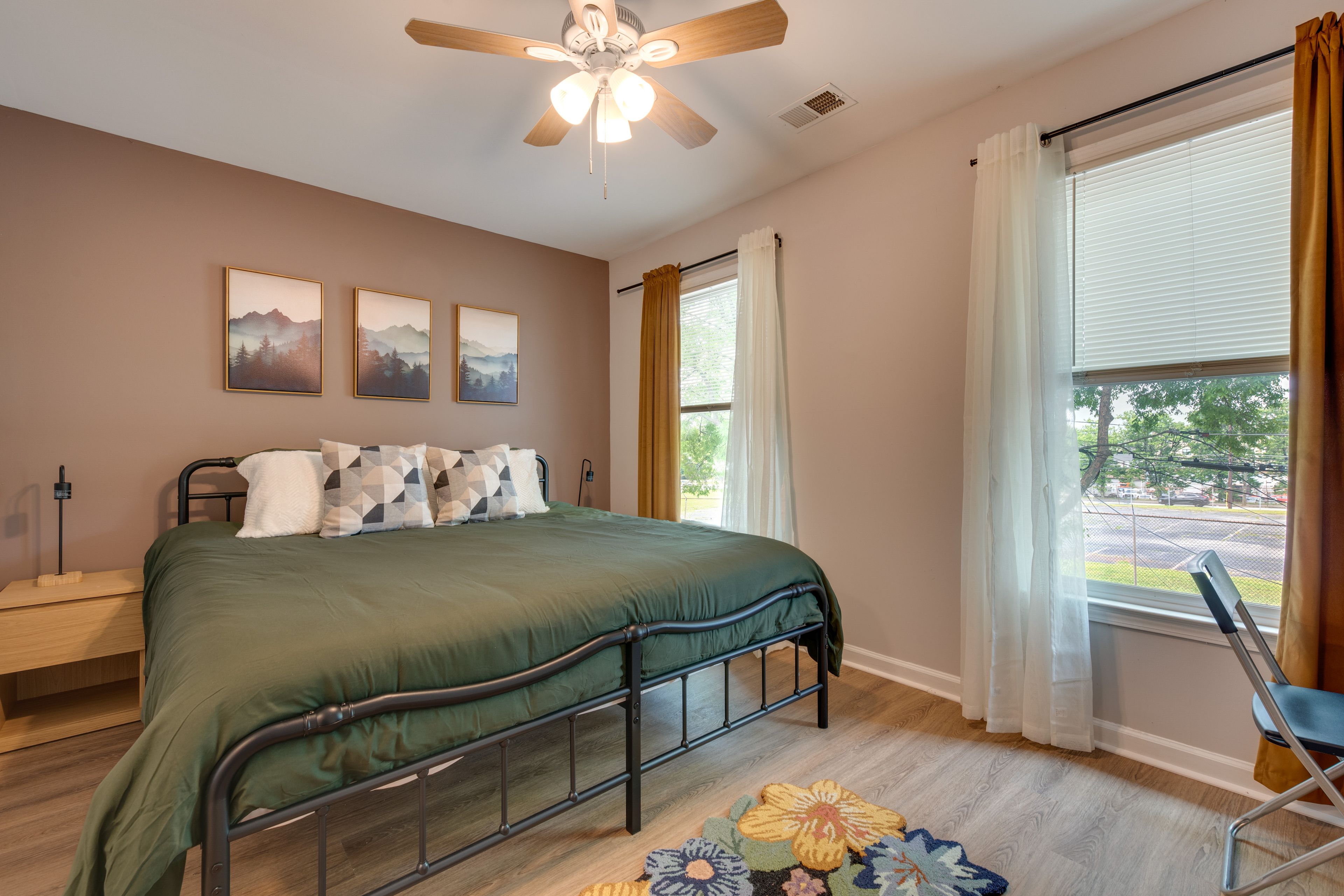 Bedroom 1 | King Bed | Linens Provided | 2nd Floor