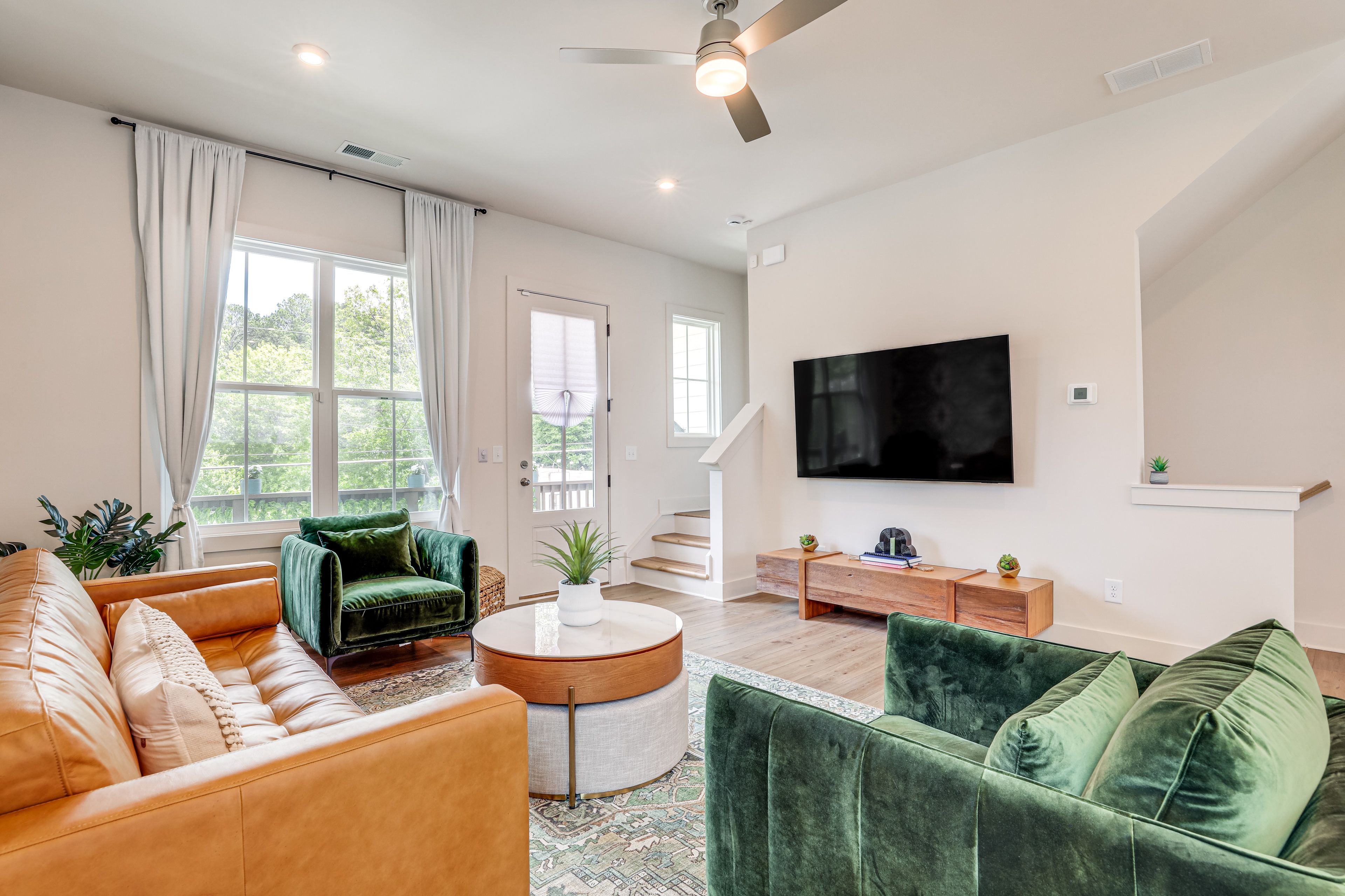 Living Room | Queen Sleeper Sofa | 2nd Floor | Central A/C
