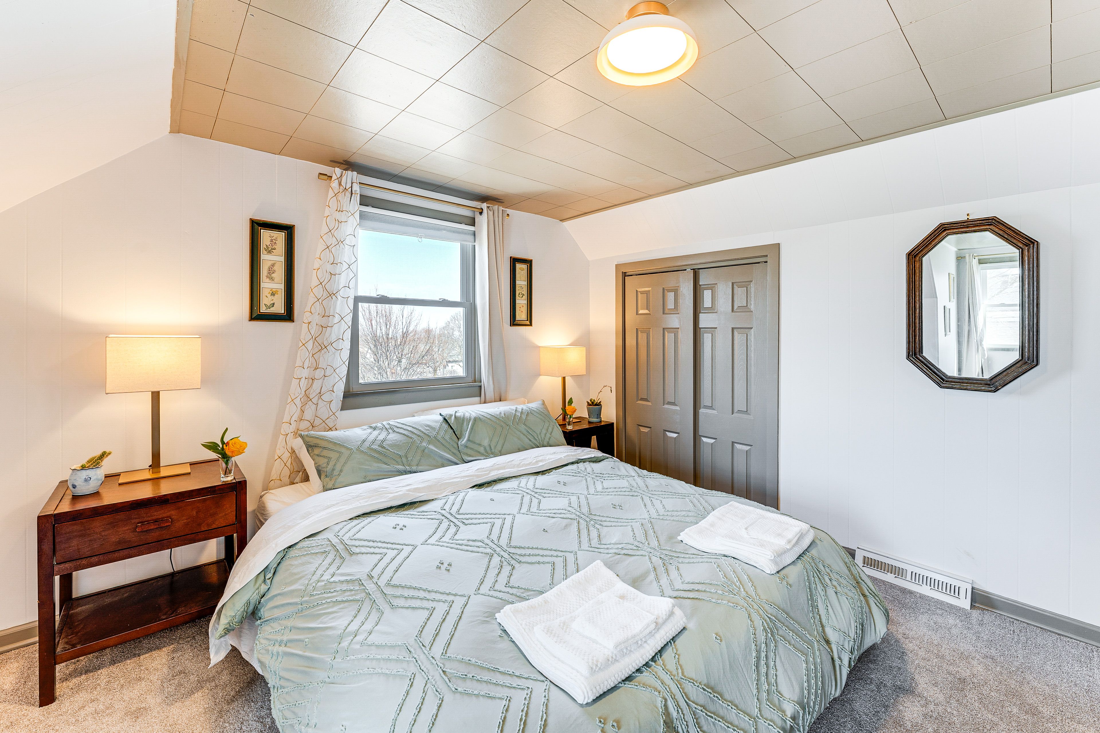 Bedroom 1 | Upper Level | California King Bed | Linens Provided | Smart TV
