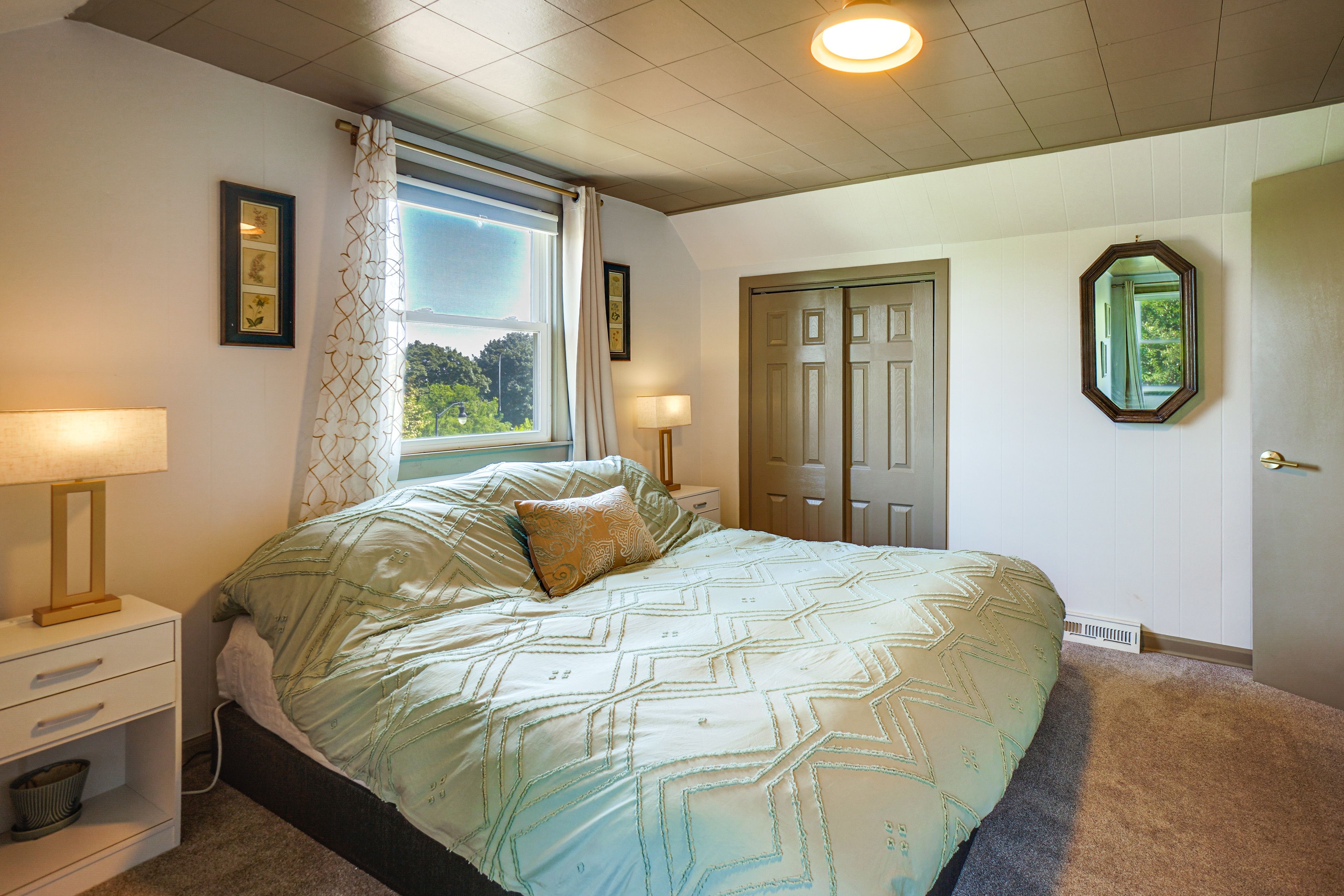 Bedroom 1 | Upper Level | California King Bed | Linens Provided | Smart TV
