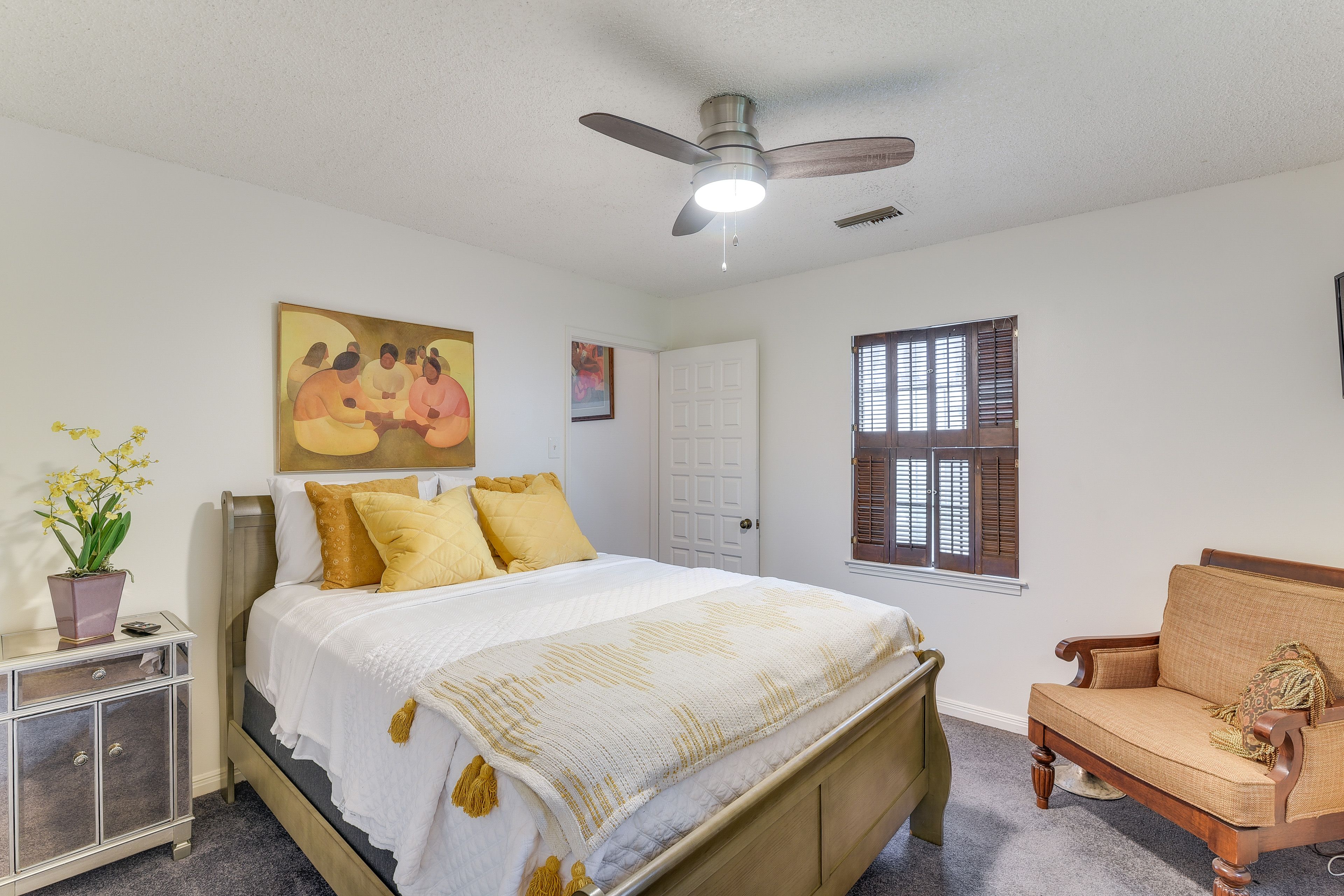 Bedroom 4 | 2nd Floor | Queen Bed | Linens Provided