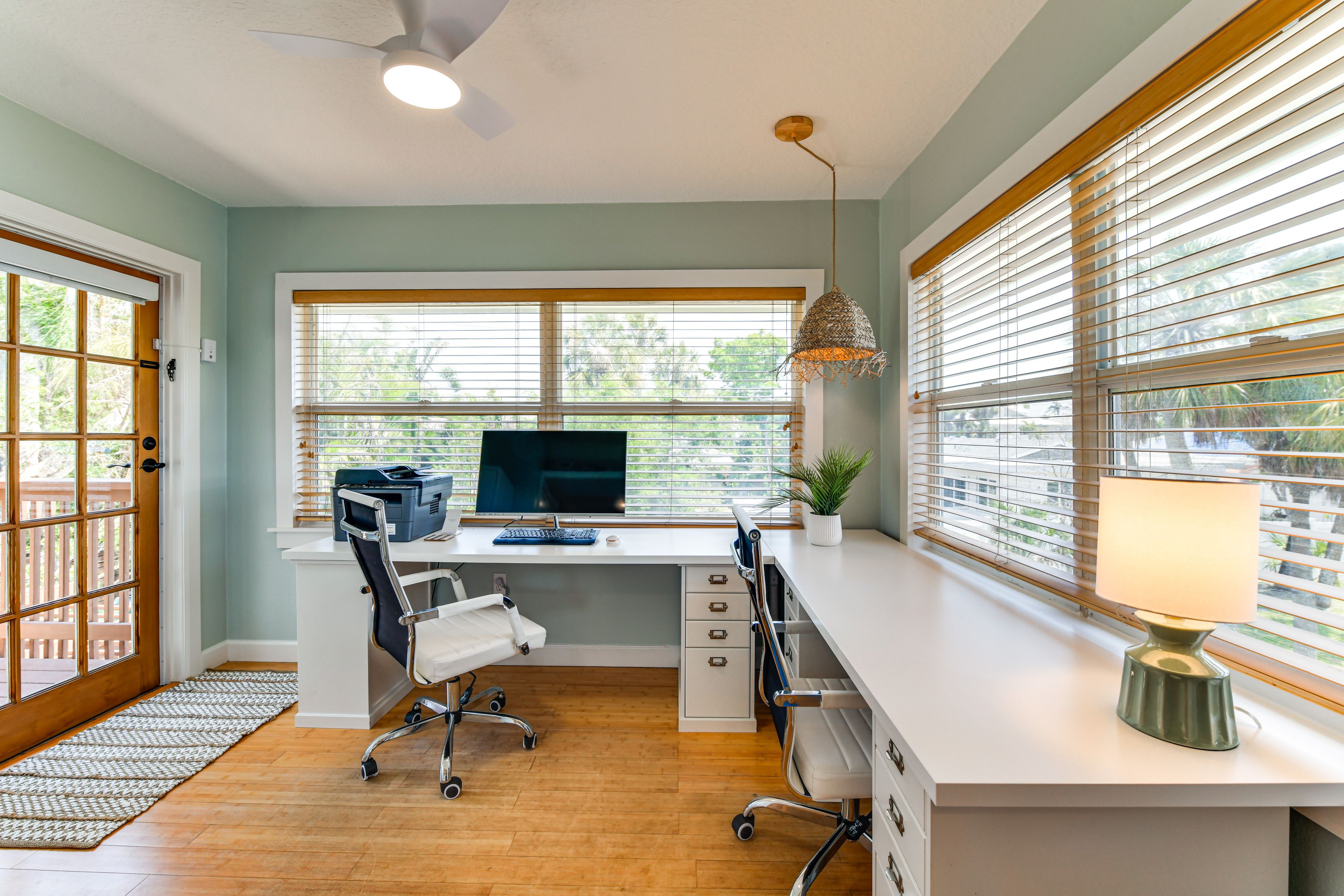 Laptop Workspace | Monitor | Printer | Free WiFi | Balcony Access | 2nd Floor
