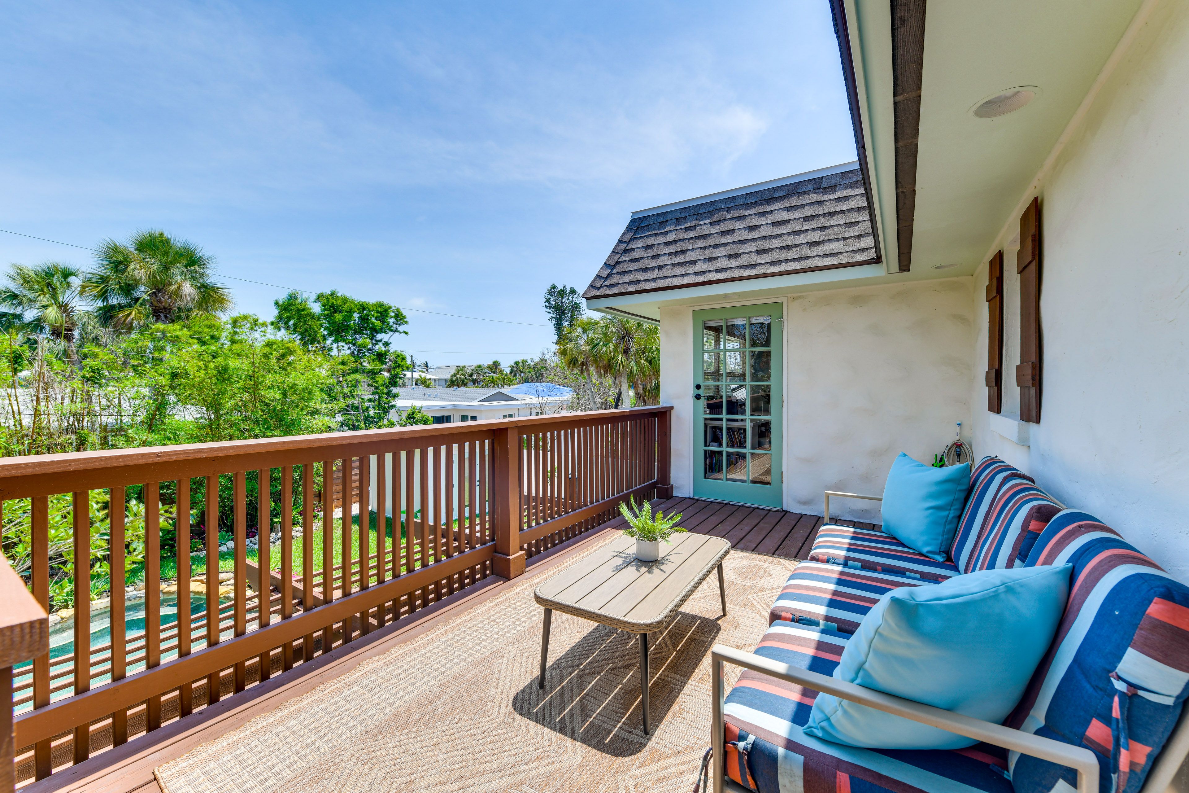 House Exterior | Furnished Balcony