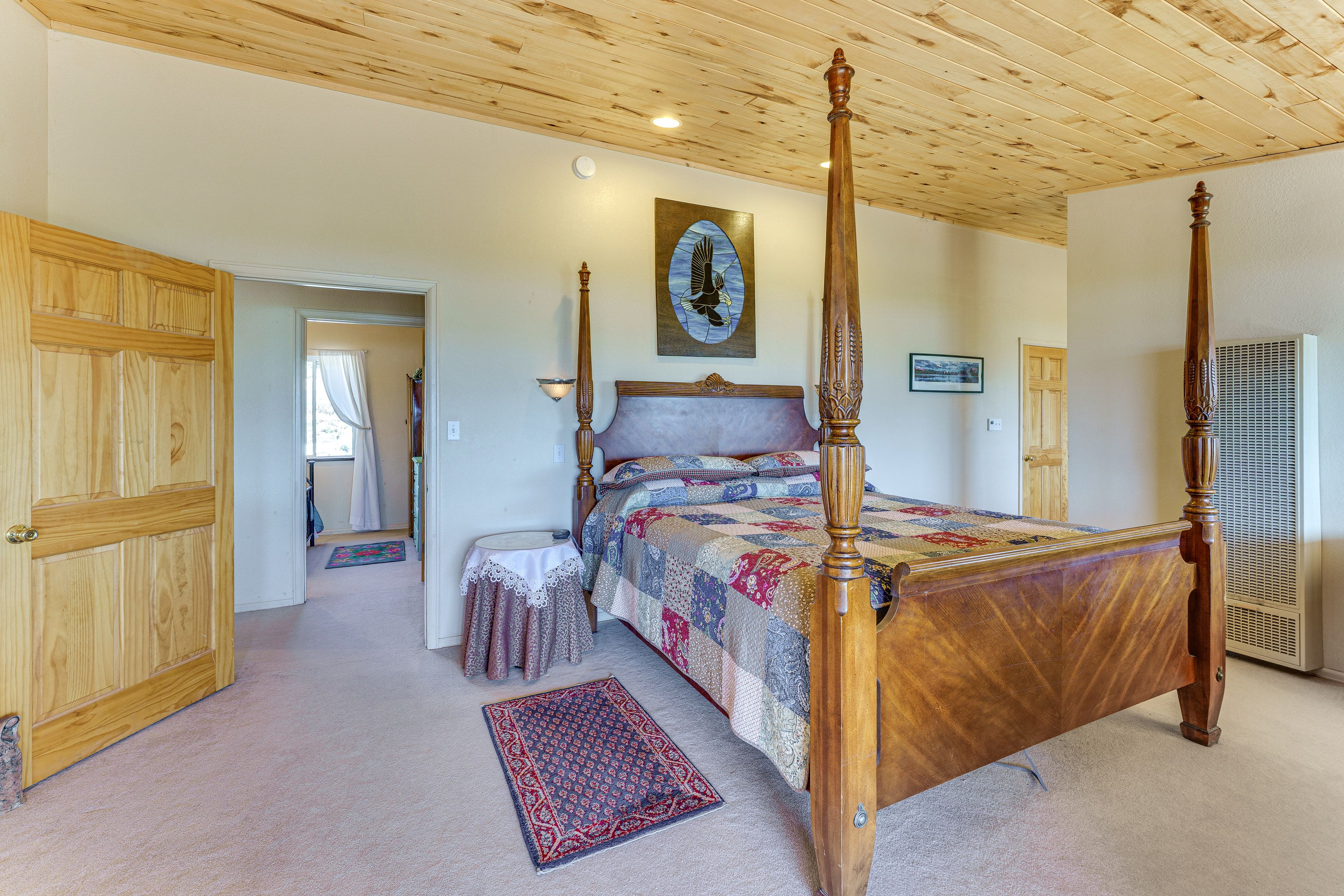 Bedroom 1 | California King Bed | Deck Access | Linens Provided