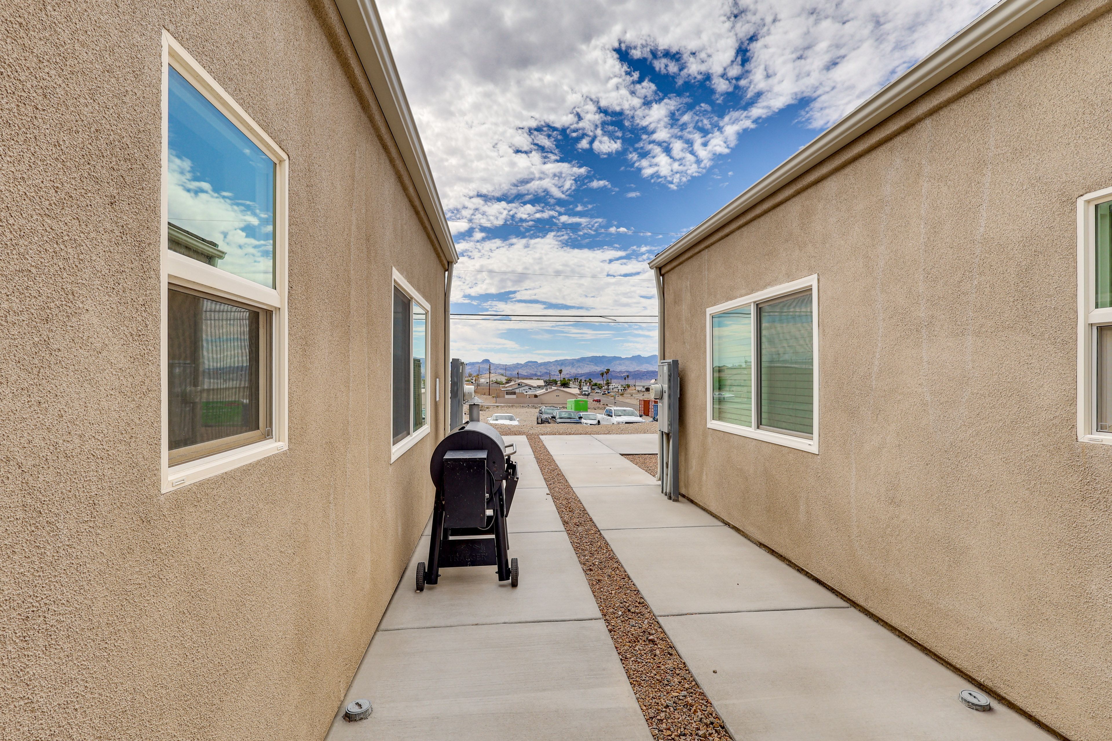 Rear Patio | Smoker/Pellet Grill