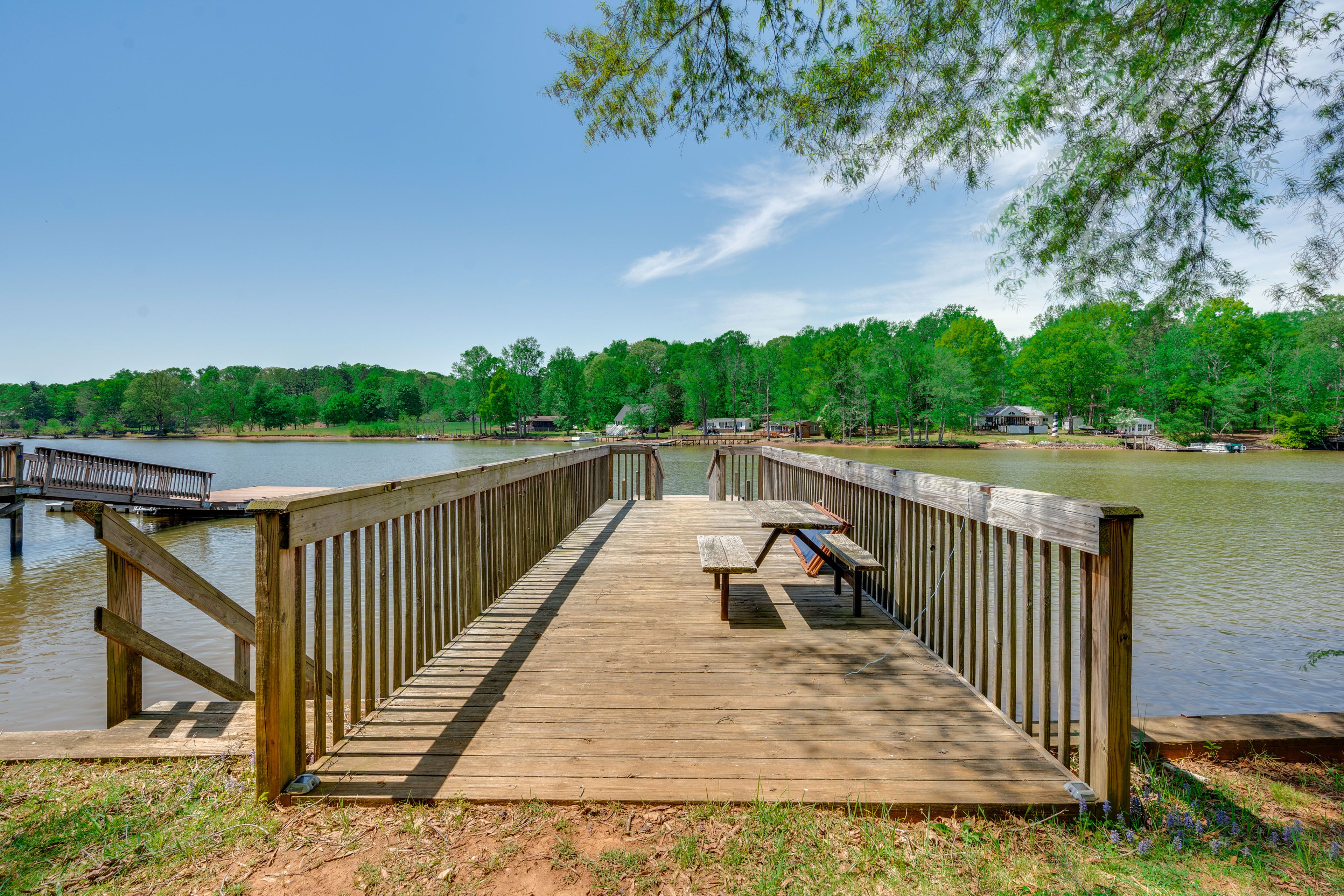 Private Boat Dock | Picnic Table