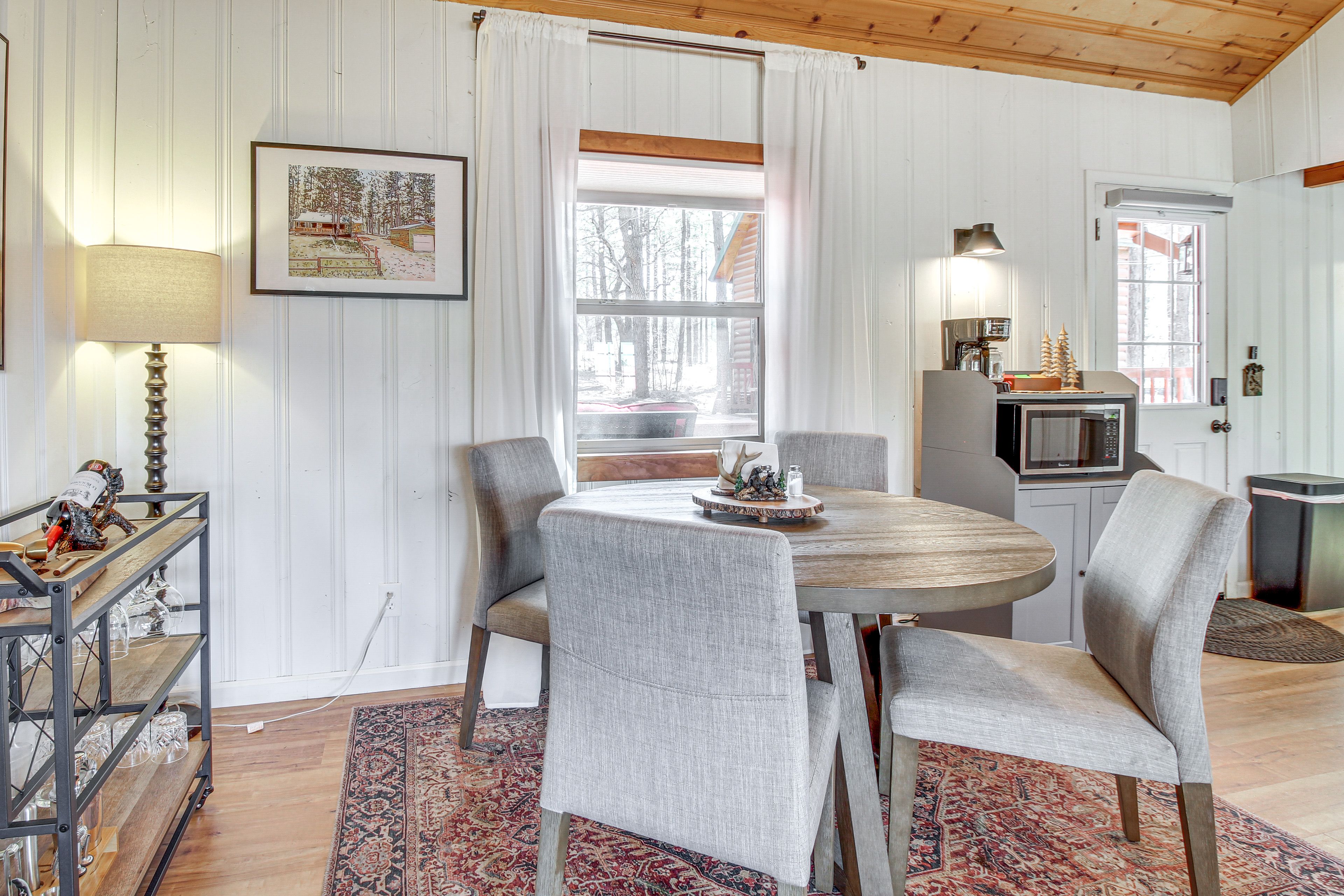 Dining Area (Main House) | Dishes & Flatware Provided