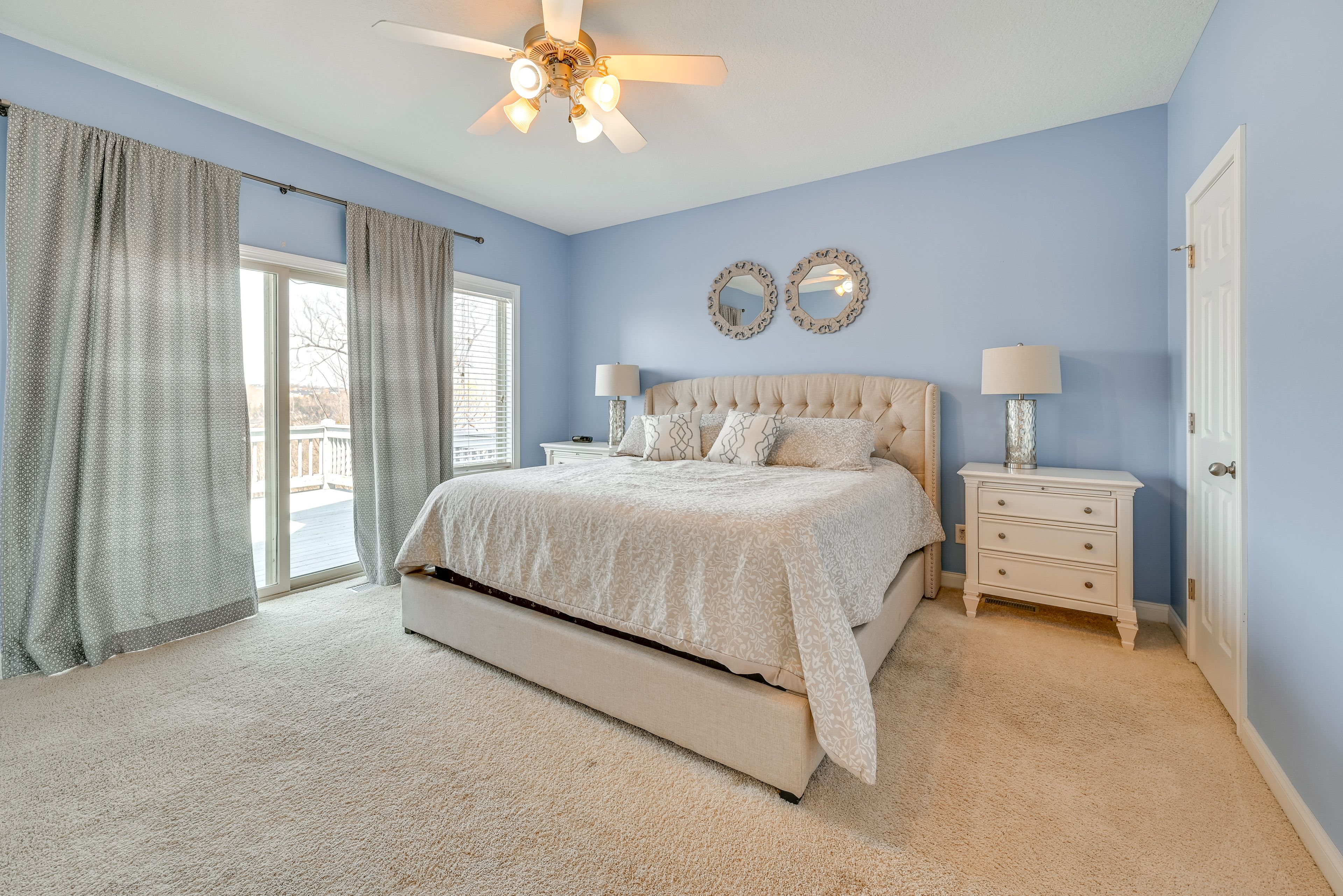 Bedroom 1 | 1st Floor | King Bed | Linens Provided | En-Suite Bathroom