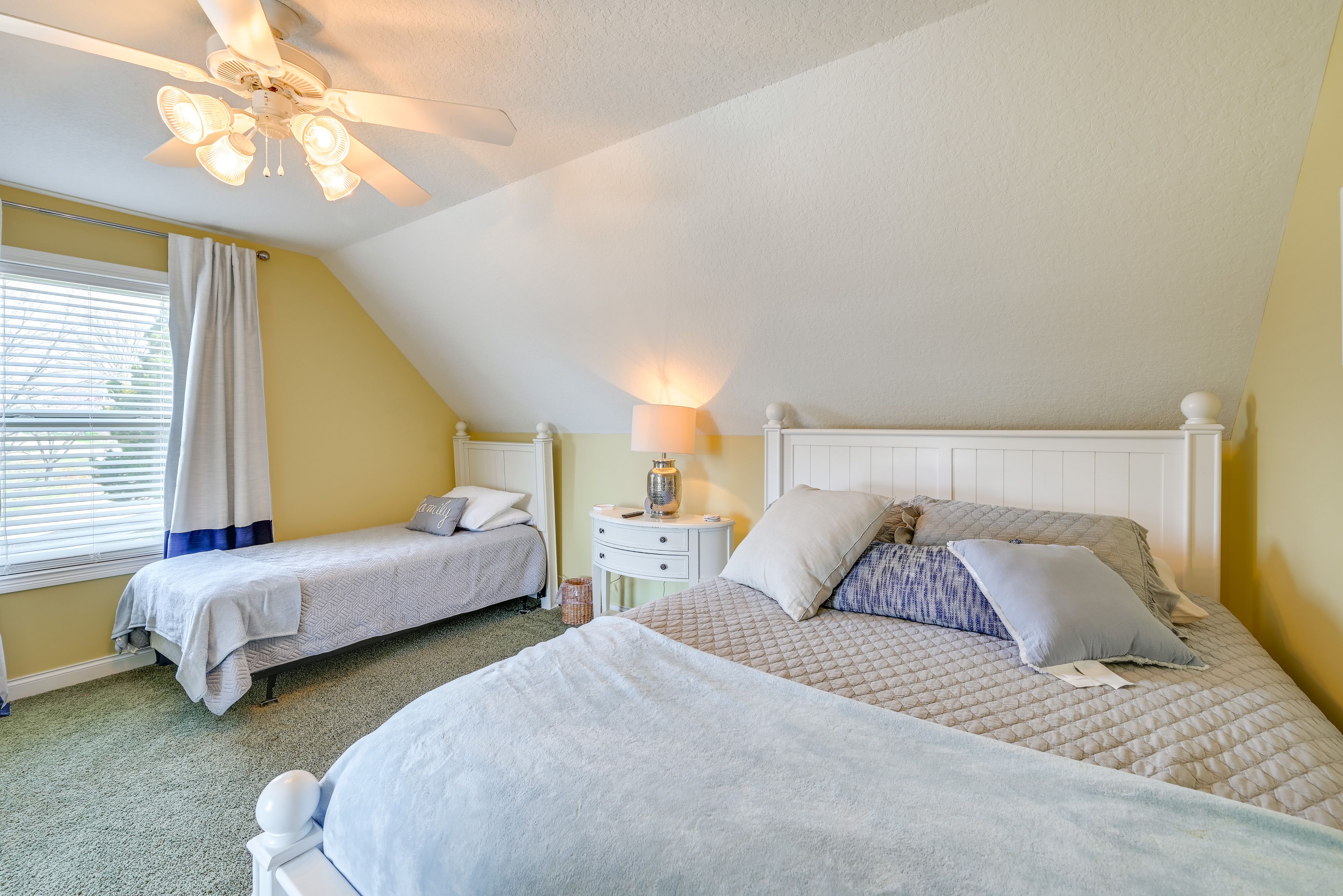 Bedroom 2 | 2nd Floor | Queen Bed | Twin Bed
