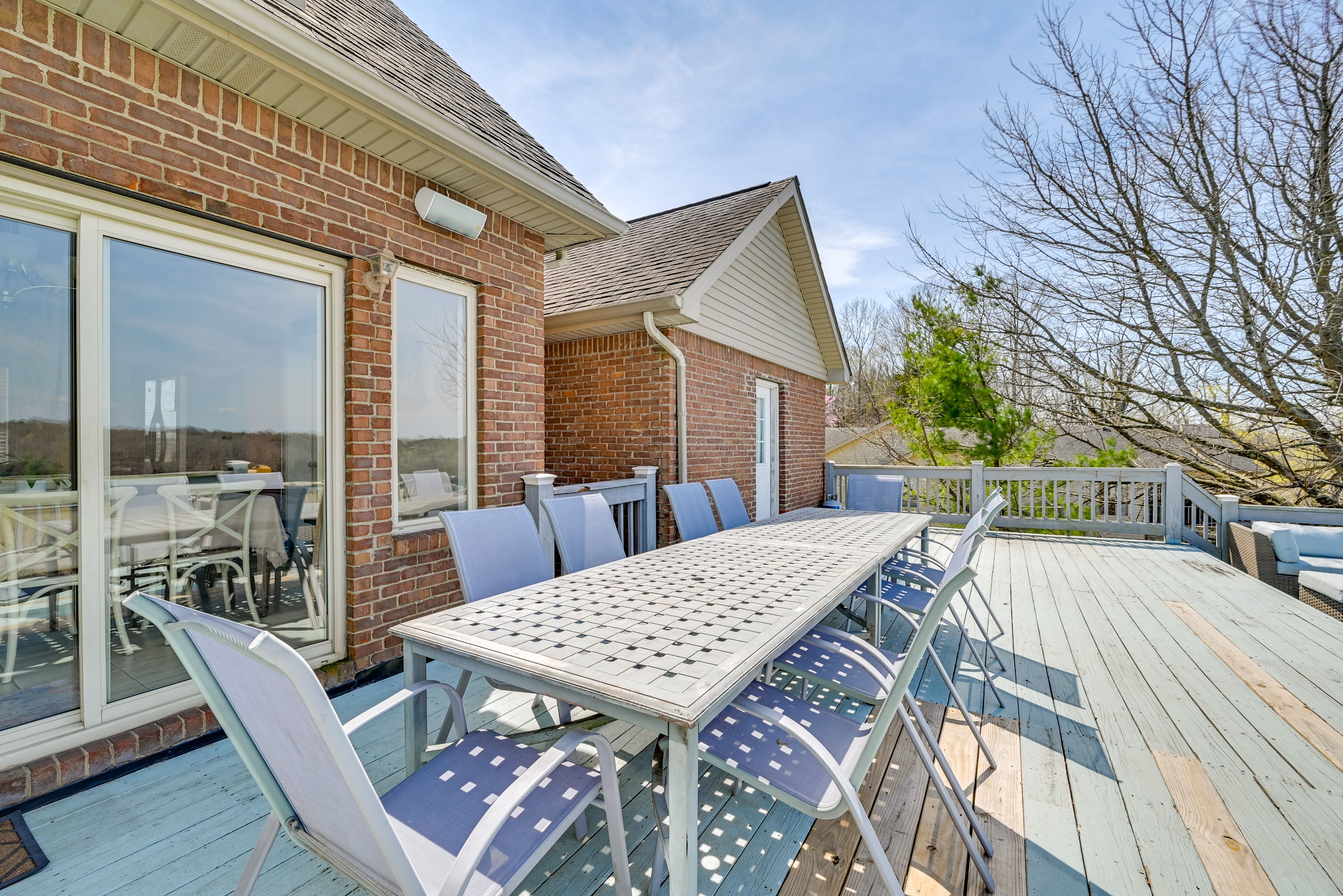 Deck | Outdoor Dining Area | Lake Views