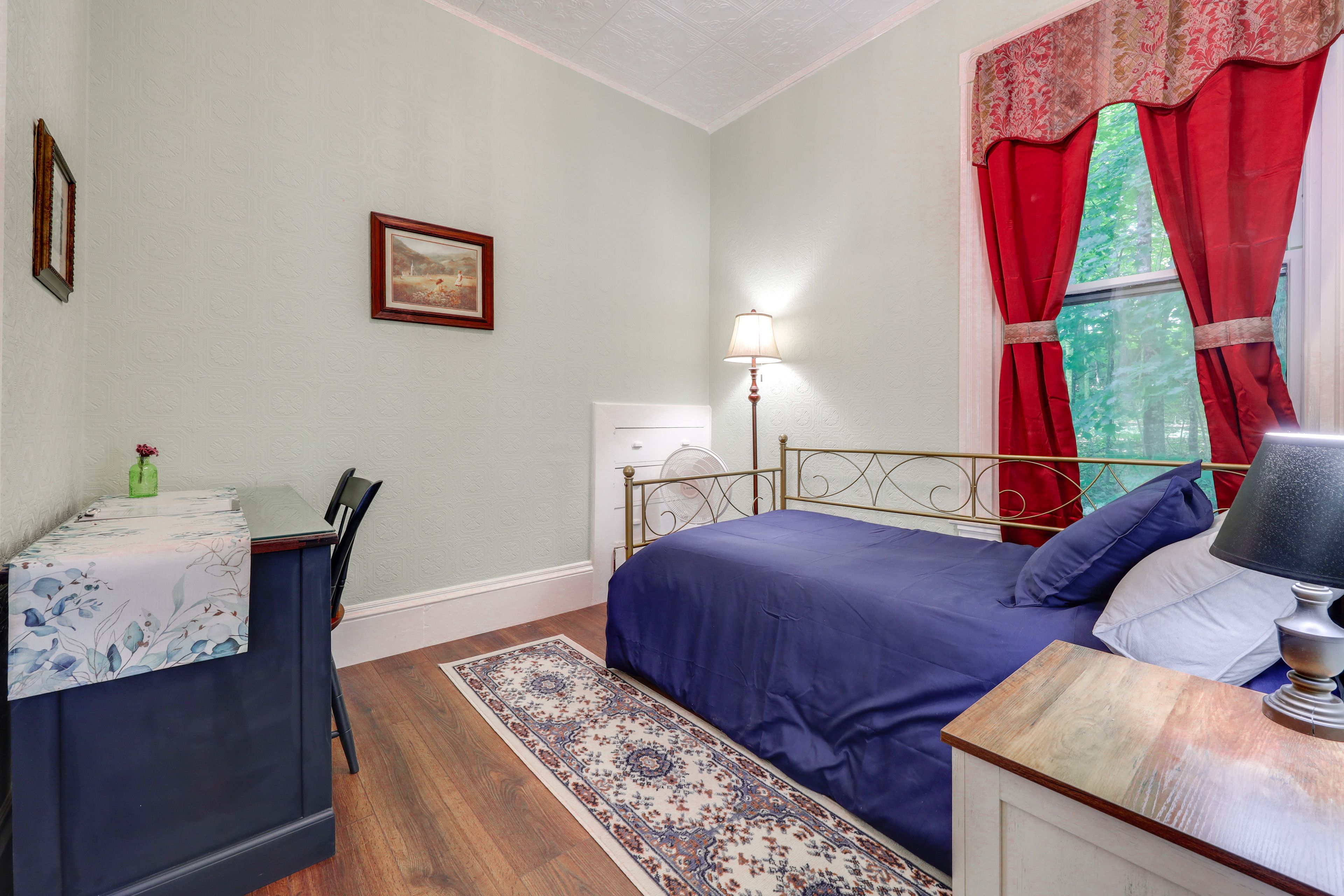 Office | 1st Floor | Desk Workspace | Twin Daybed w/ Twin Trundle