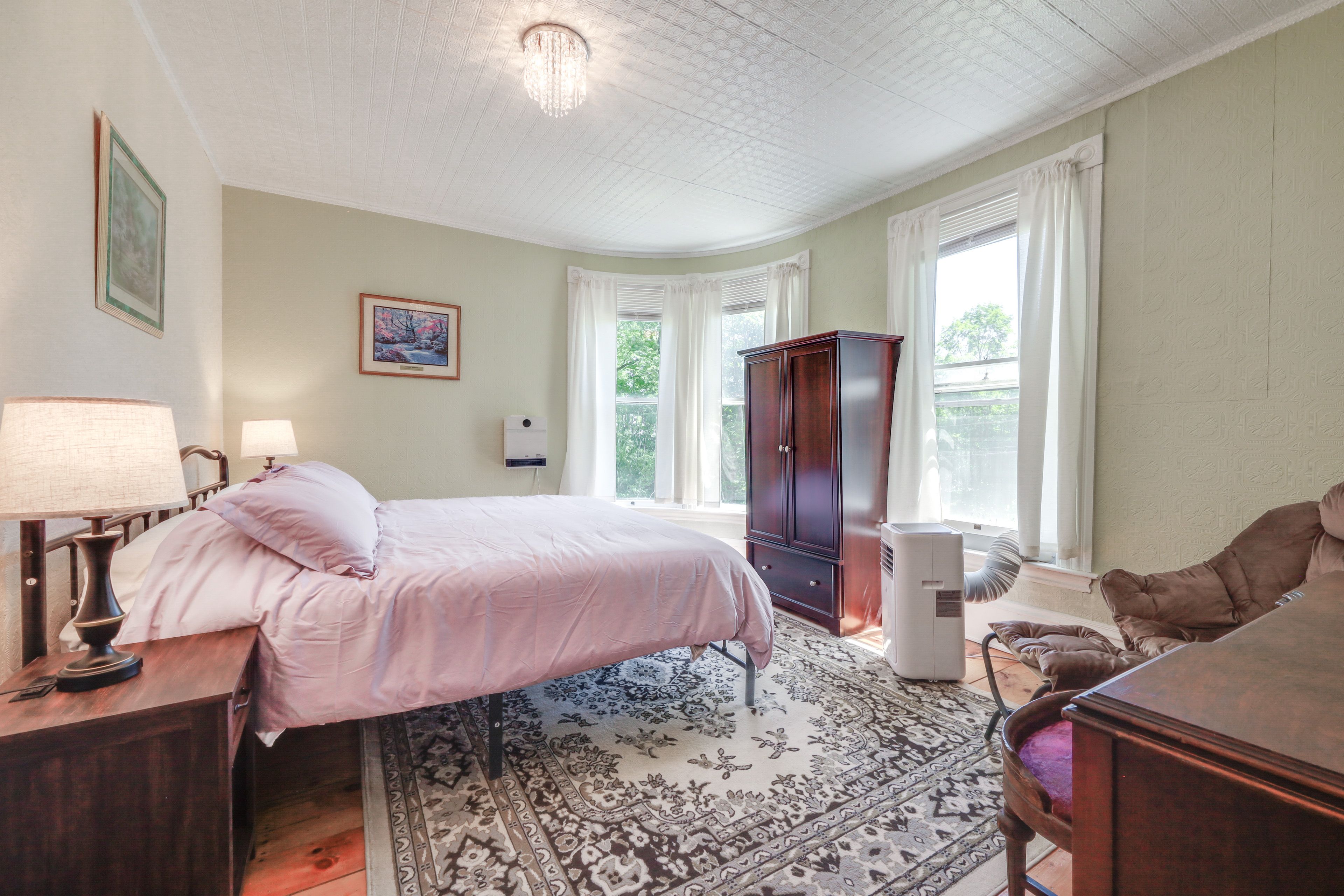 Bedroom 4 | 2nd Floor | Full Bed | Window A/C Unit