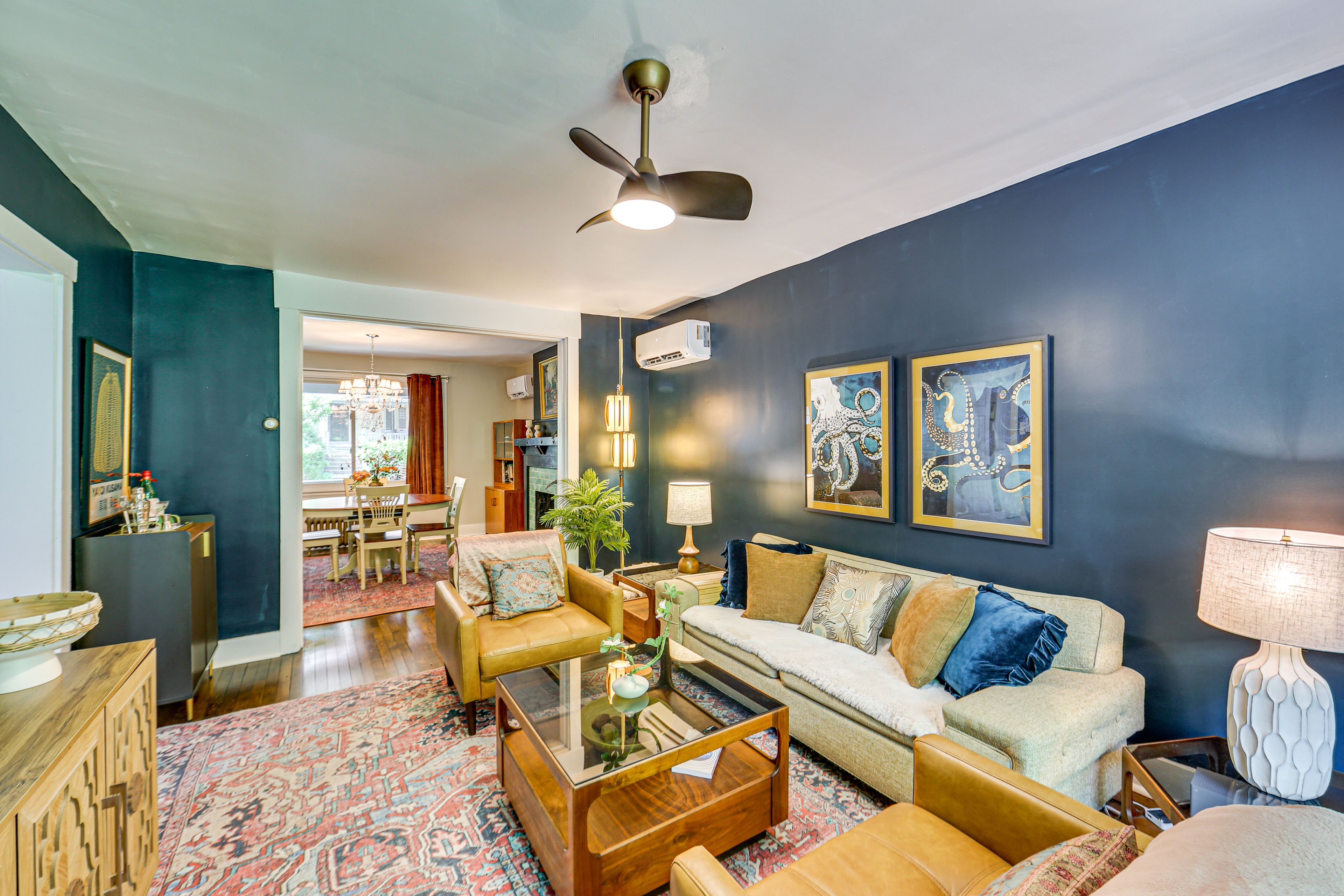 Living Room | 1st Floor | Free WiFi | Mini Split A/C & Heating